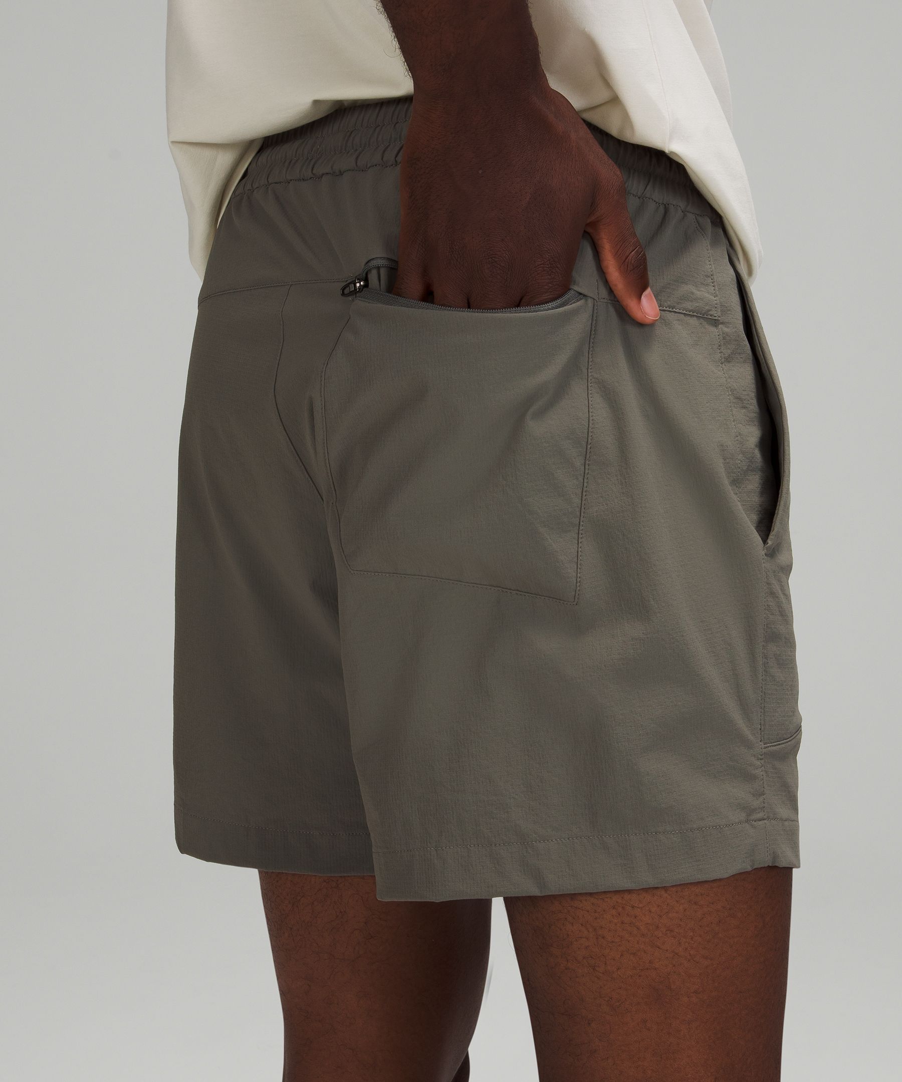 Lululemon Shorts Herre Mørke Grå | 19403-TCBO