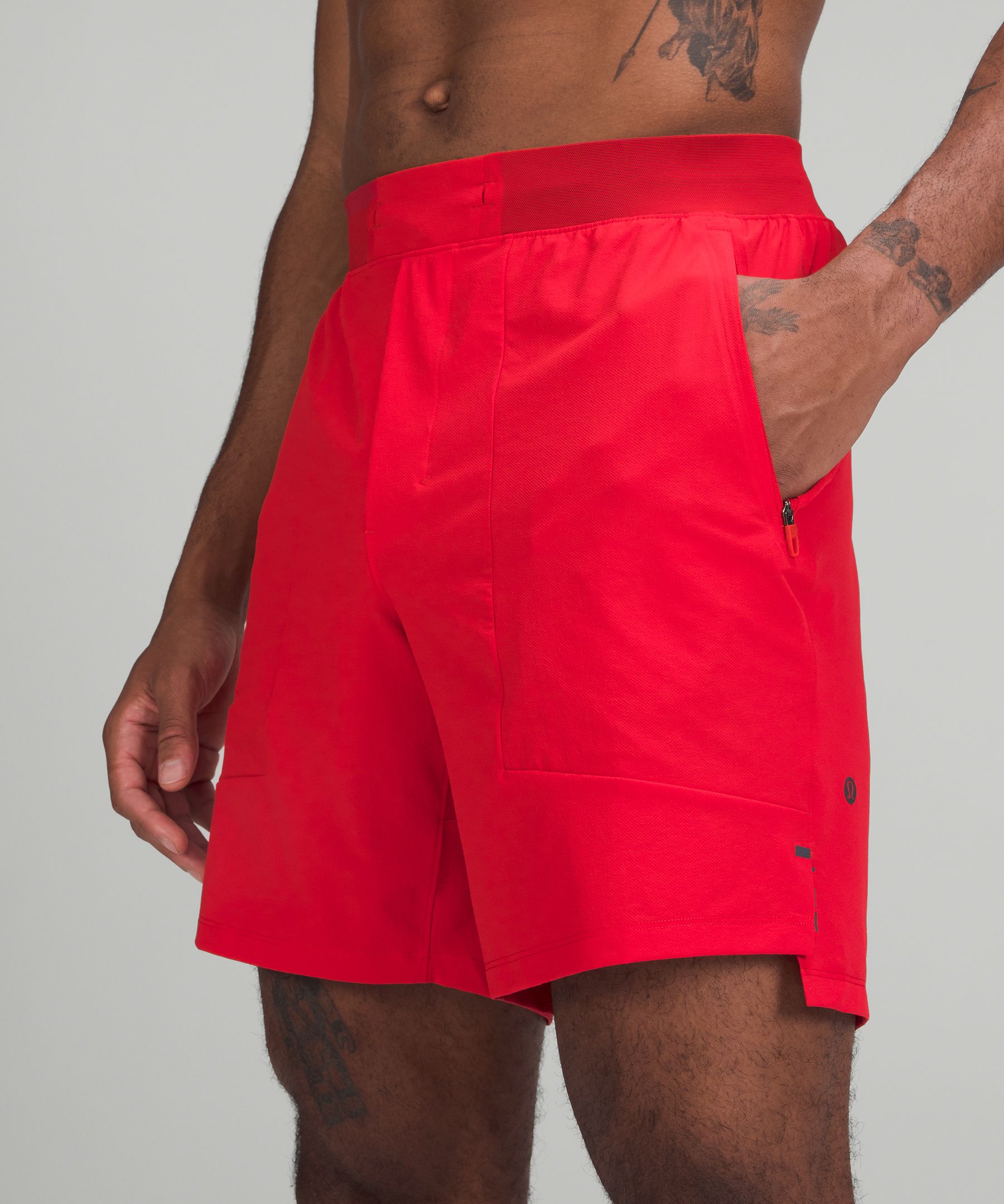 Lululemon Shorts Herre Rød | 49260-SNVH
