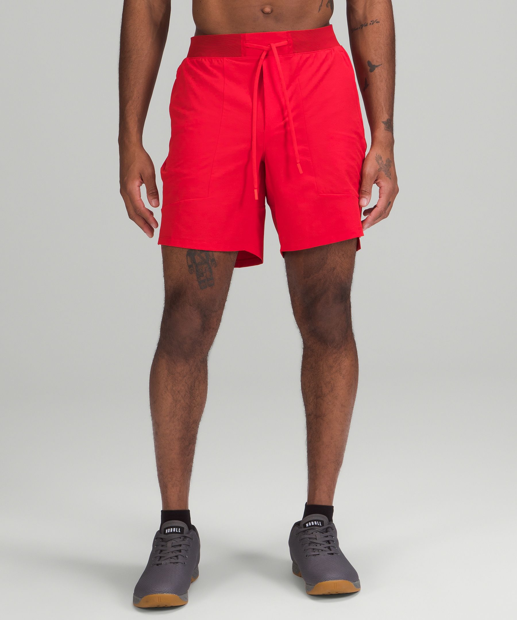 Lululemon Shorts Herre Rød | 49260-SNVH