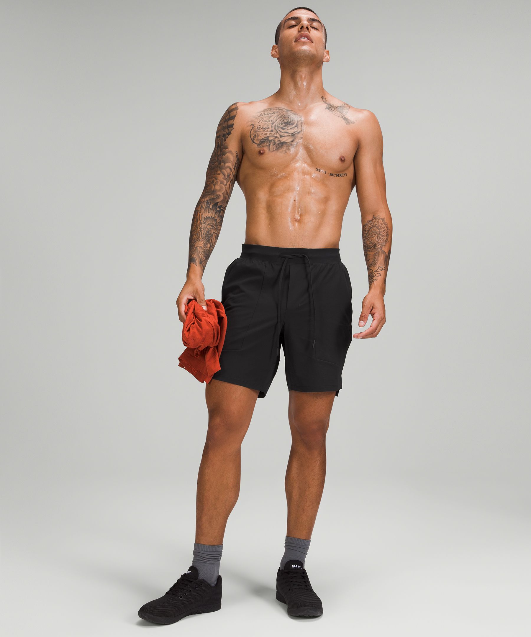 Lululemon Shorts Herre Svarte | 02689-MOVH