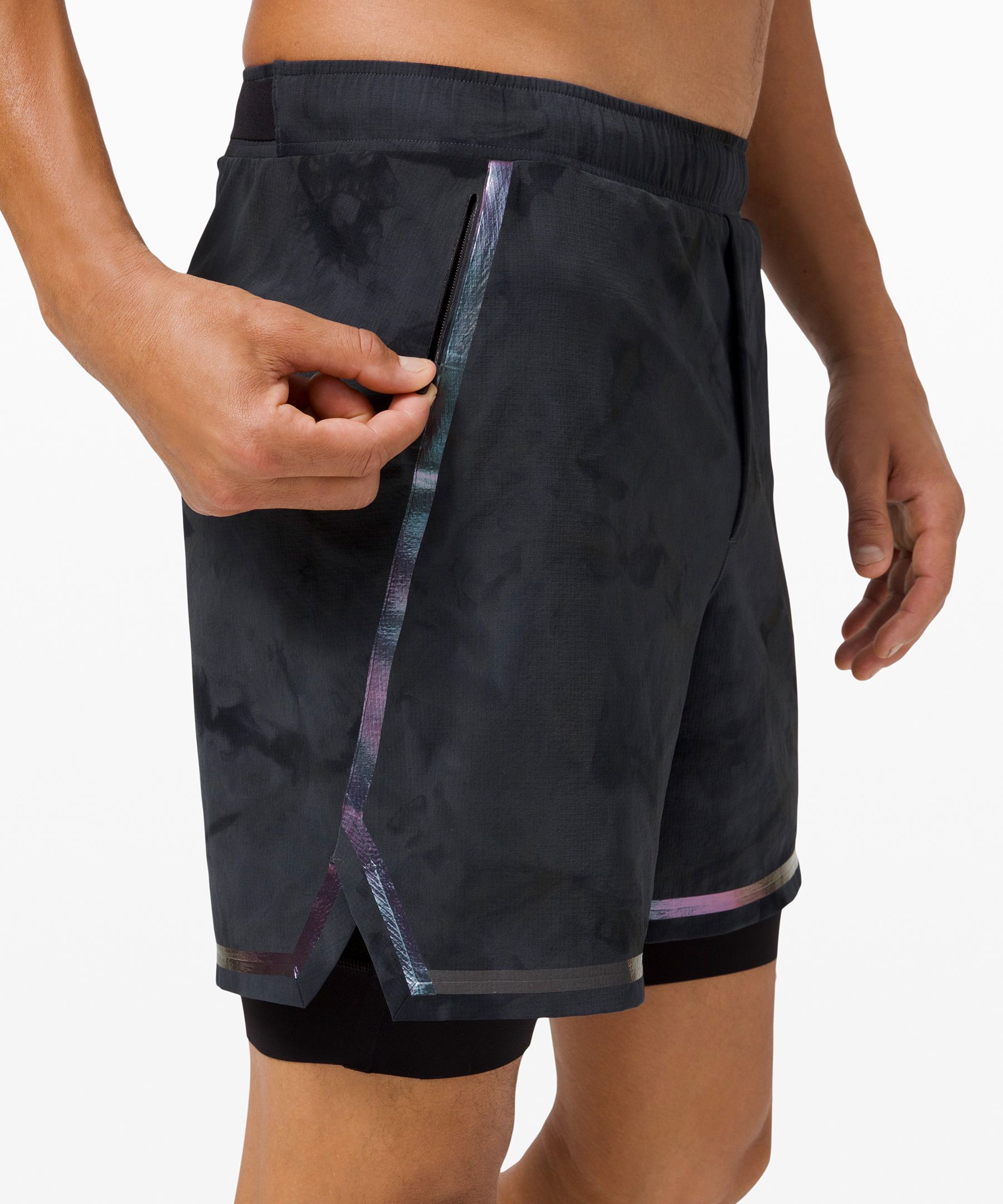 Lululemon Shorts Herre Svarte | 15974-MHCF