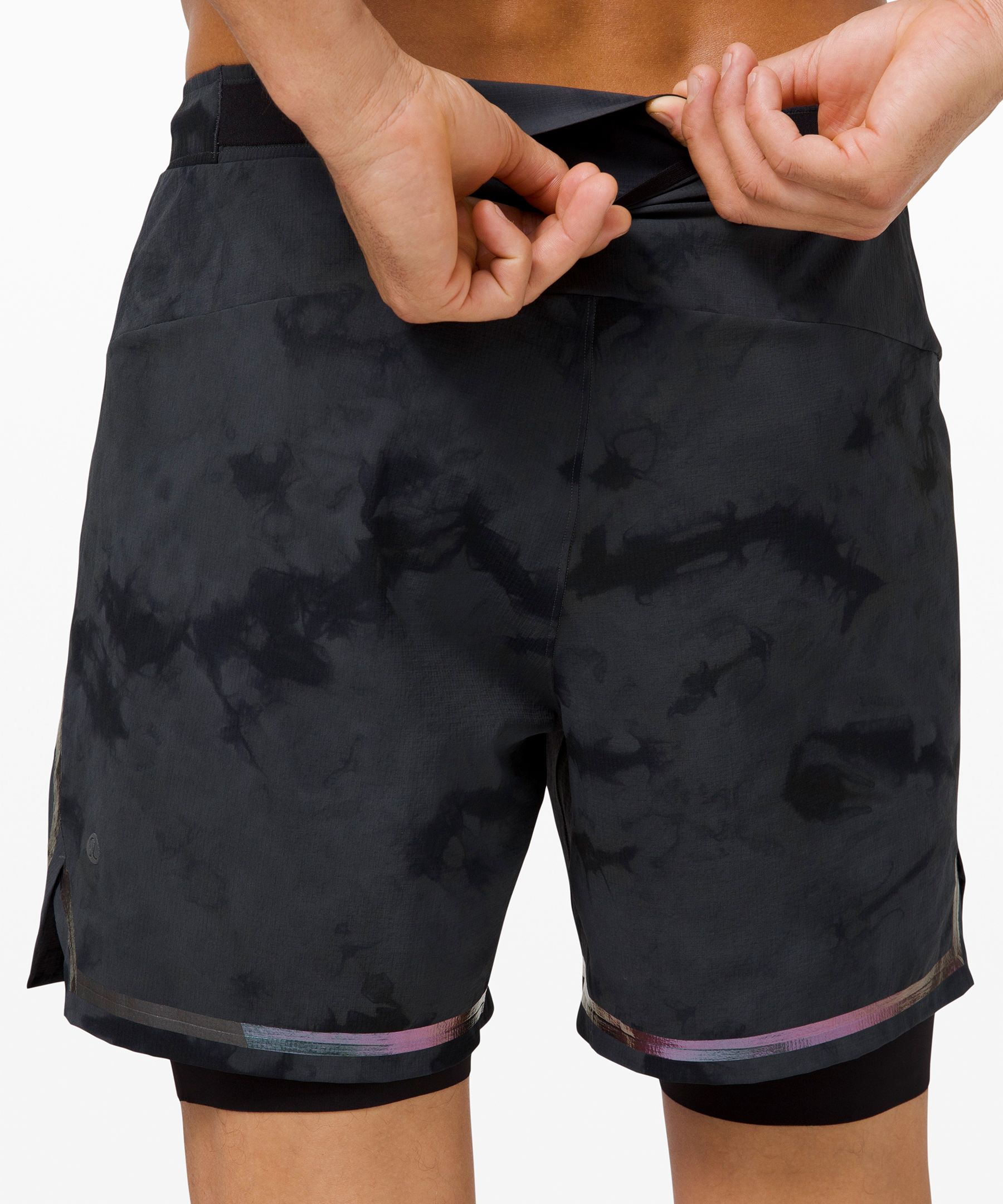 Lululemon Shorts Herre Svarte | 15974-MHCF