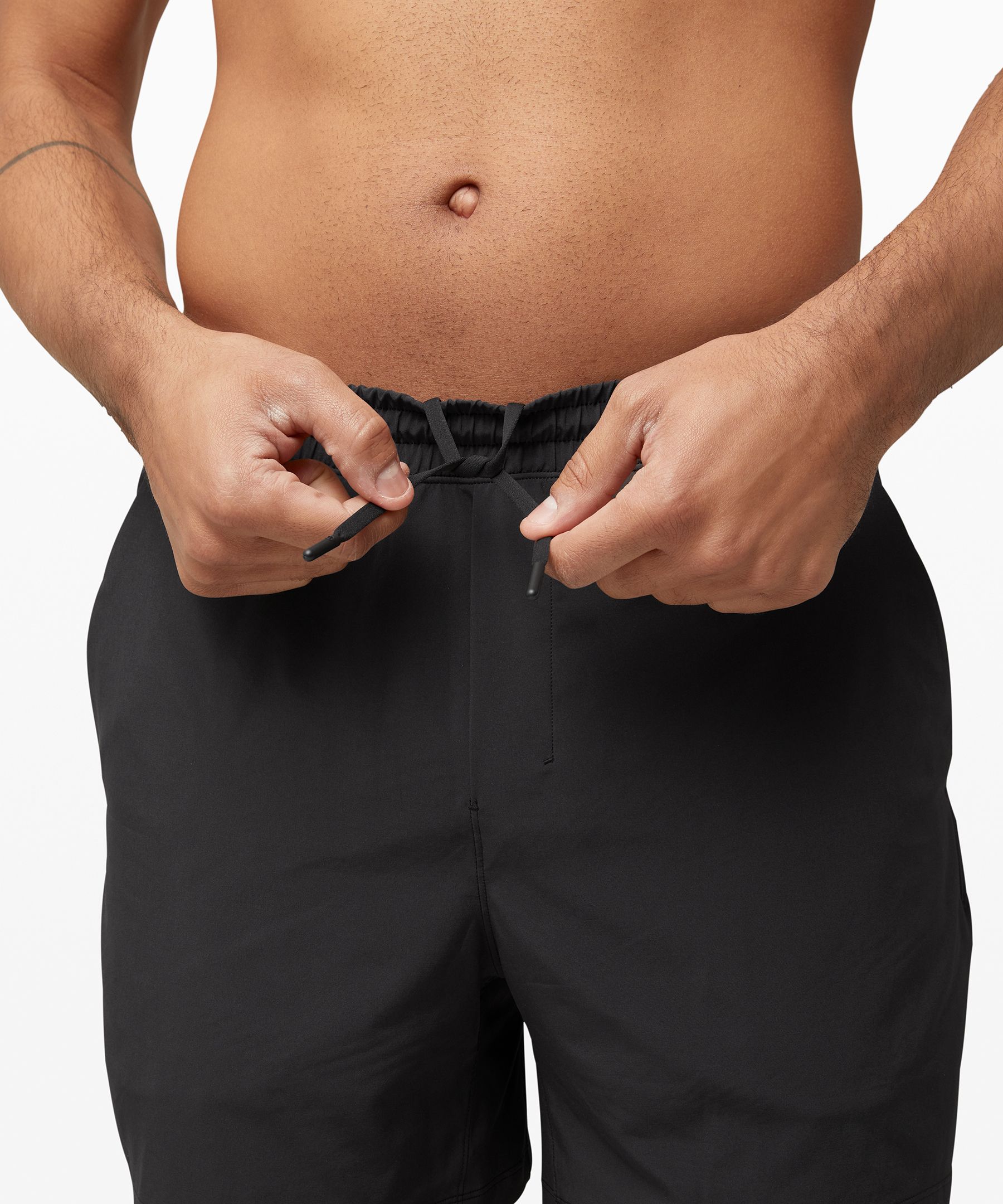 Lululemon Shorts Herre Svarte | 18379-ECRJ