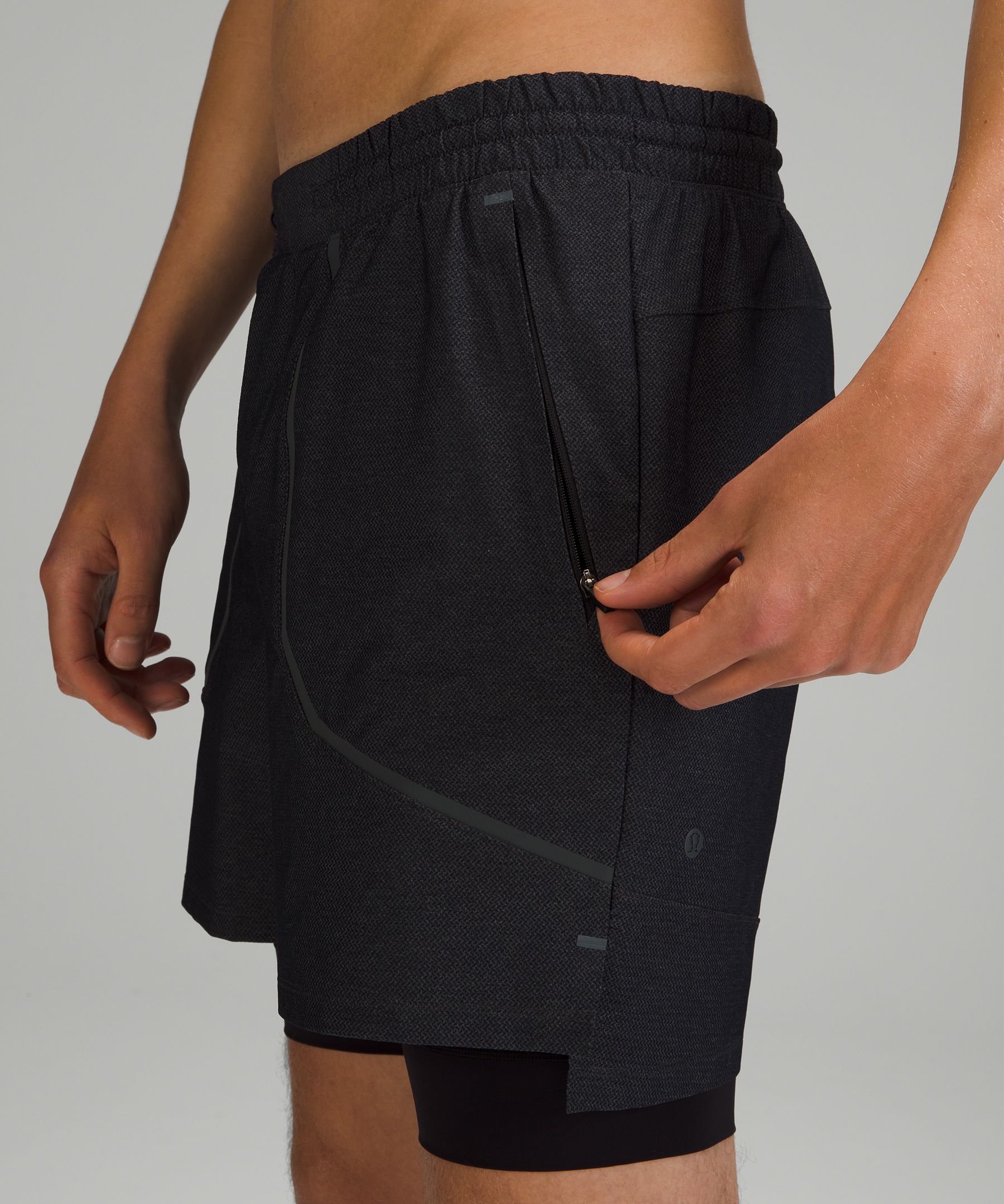 Lululemon Shorts Herre Svarte | 38560-GJVS