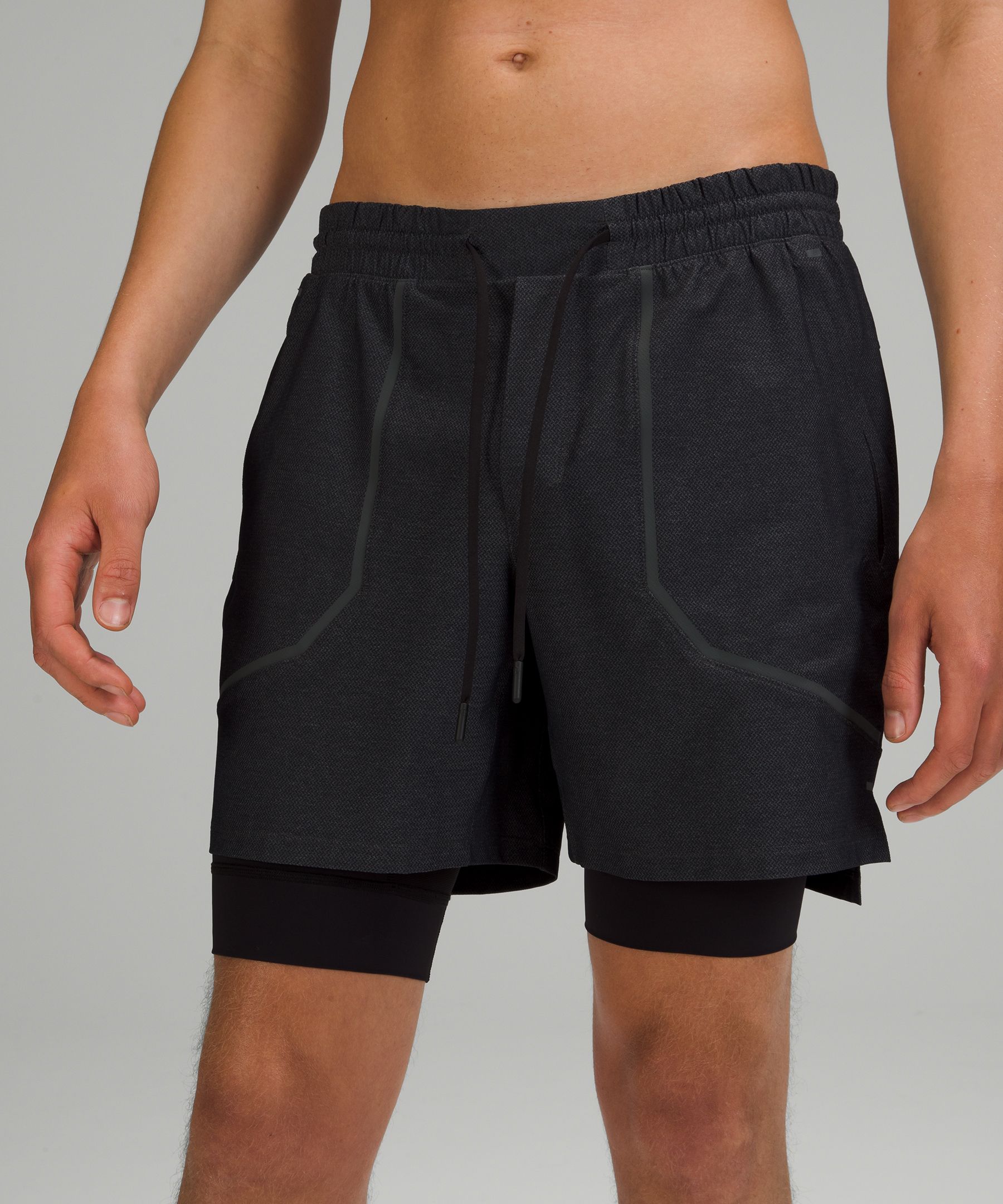 Lululemon Shorts Herre Svarte | 38560-GJVS