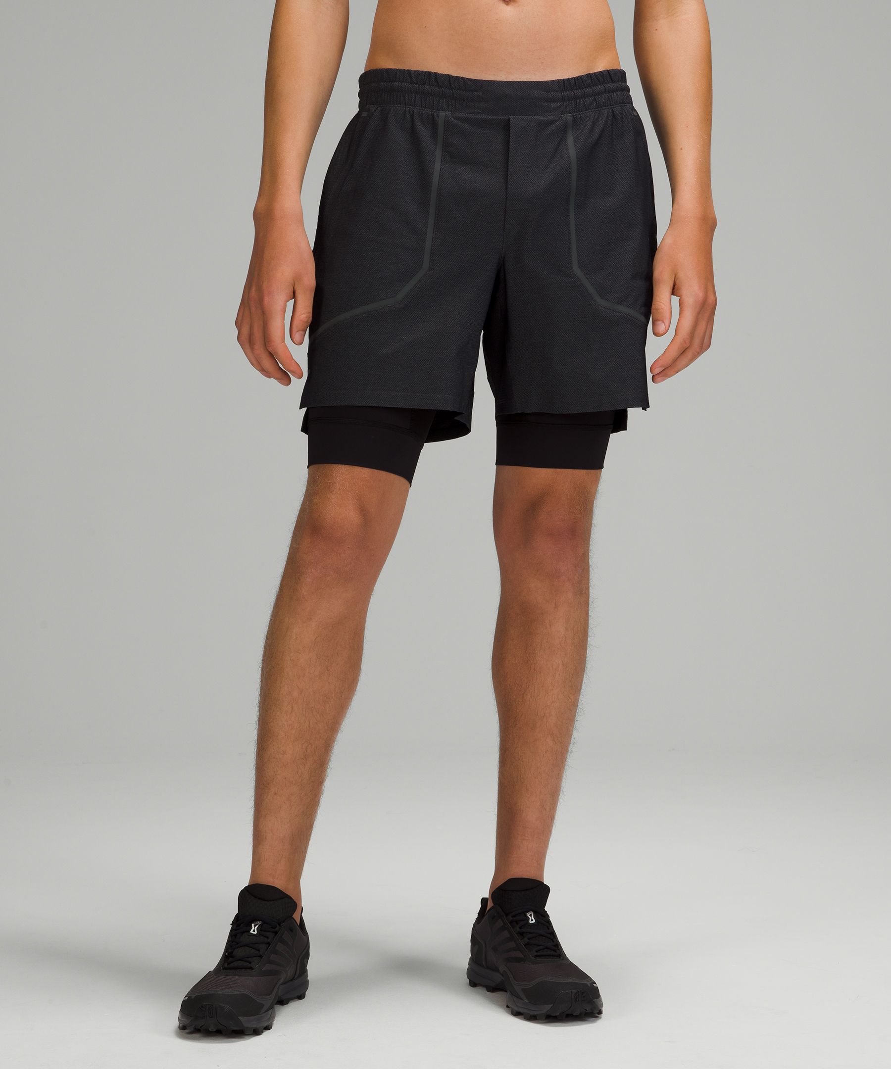 Lululemon Shorts Herre Svarte | 38560-GJVS