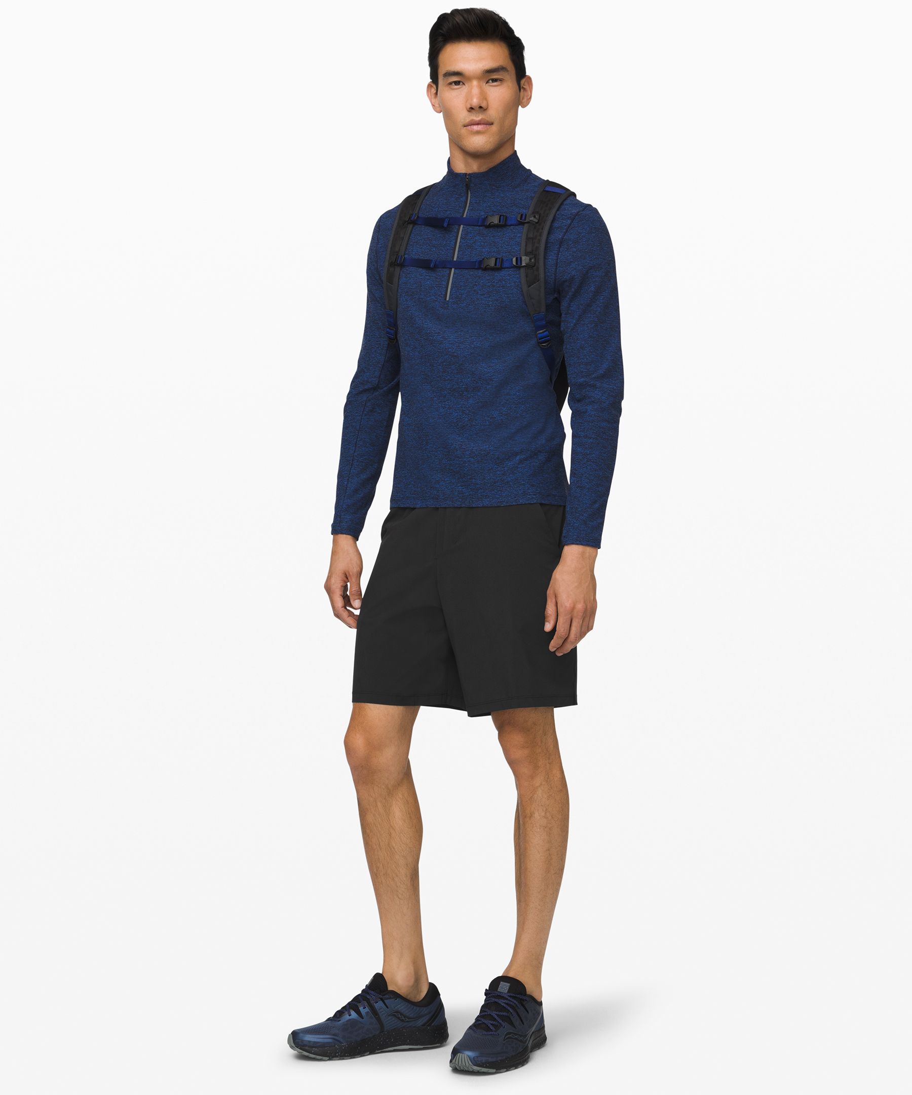 Lululemon Shorts Herre Svarte | 51283-FETB