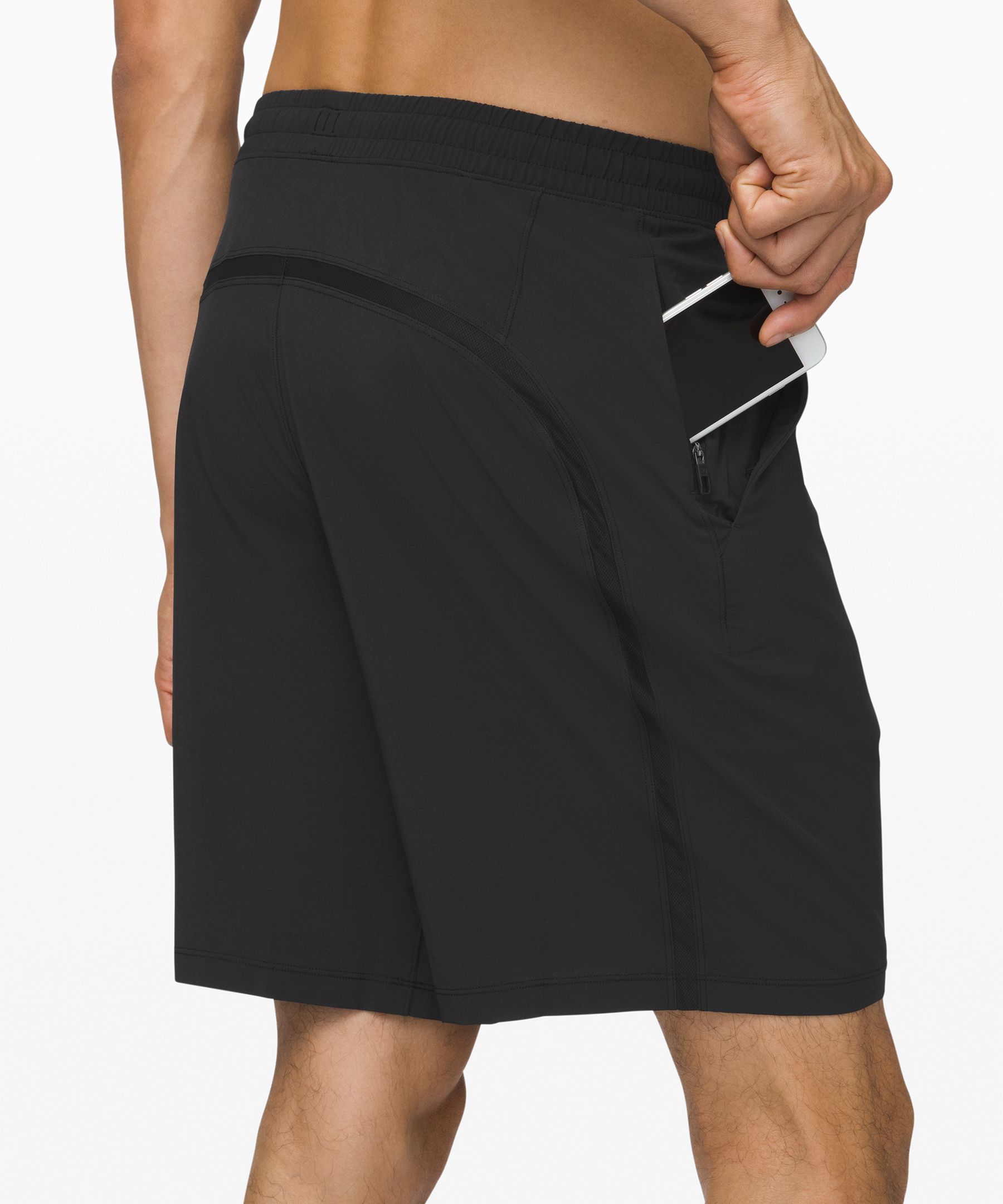 Lululemon Shorts Herre Svarte | 51283-FETB