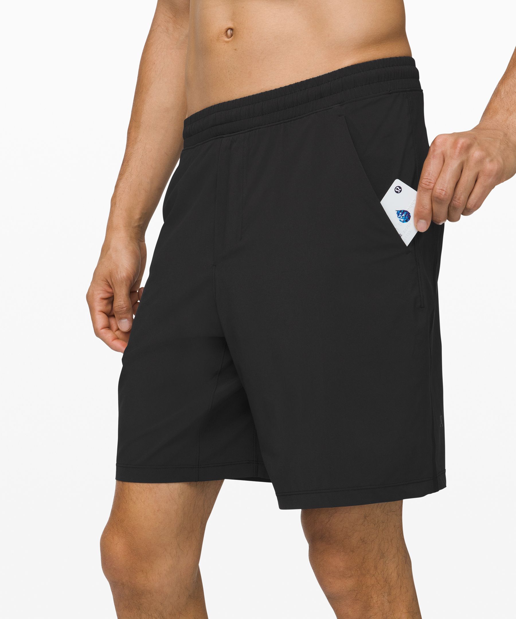 Lululemon Shorts Herre Svarte | 51283-FETB