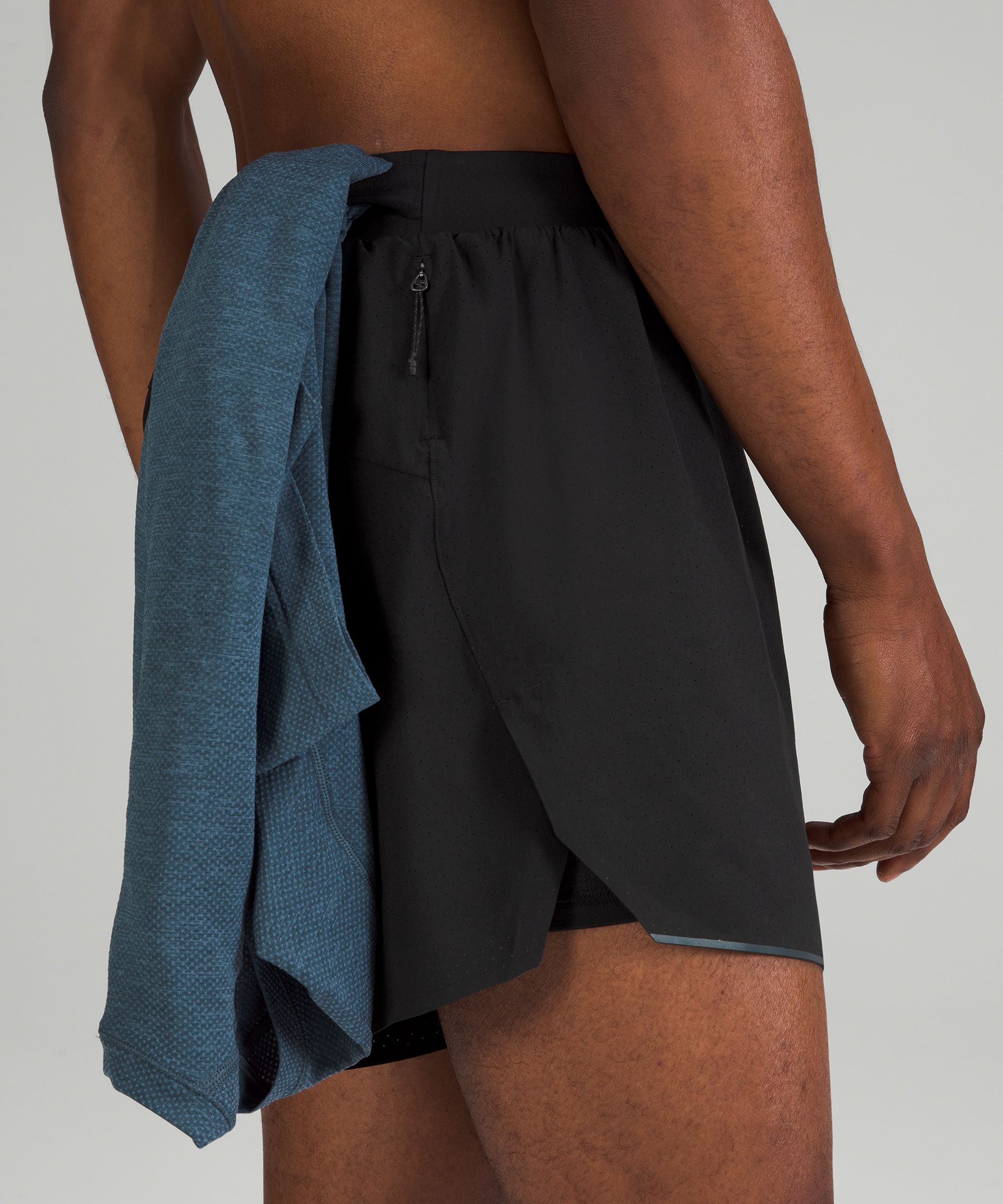 Lululemon Shorts Herre Svarte | 57903-ZFKX