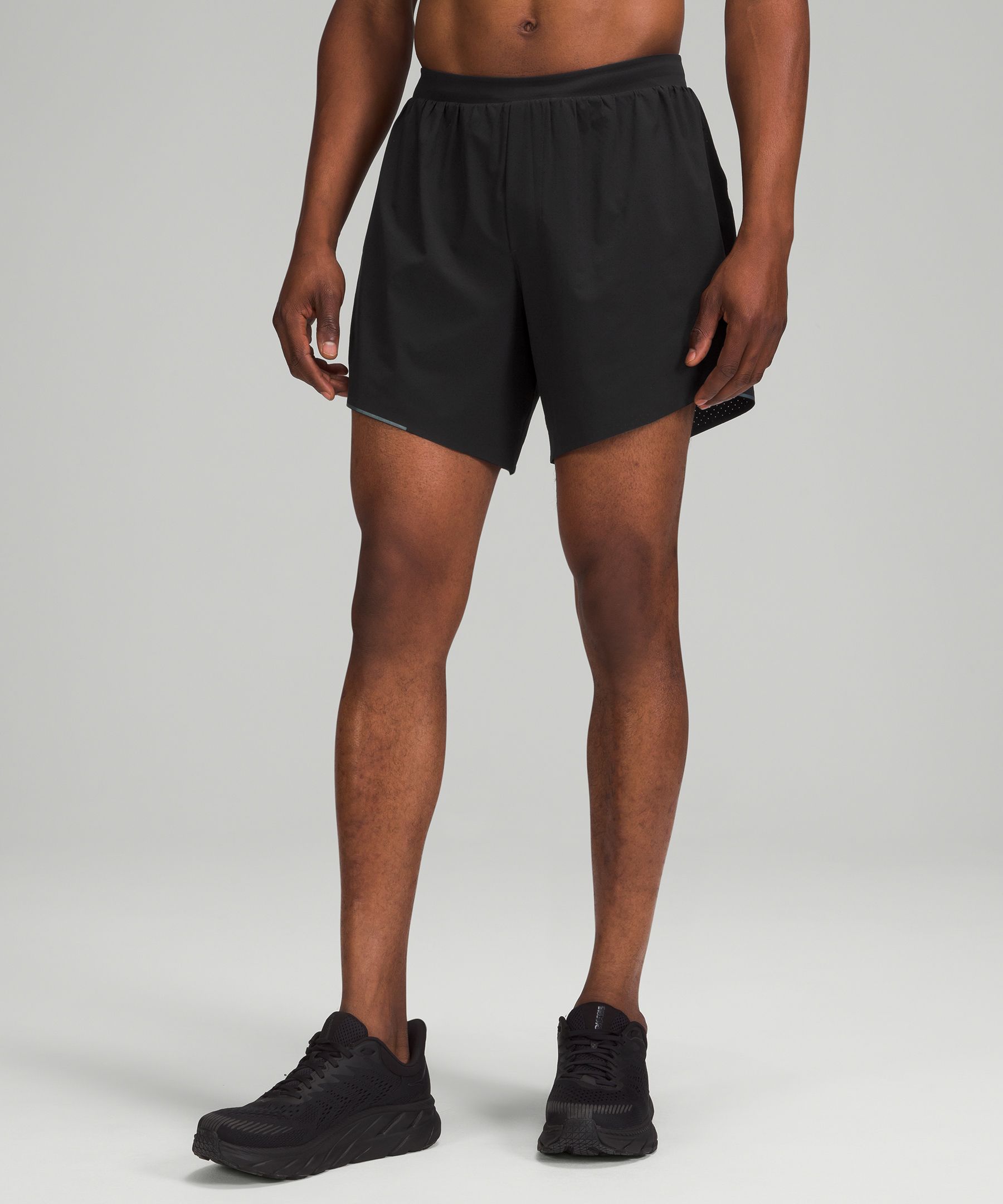 Lululemon Shorts Herre Svarte | 57903-ZFKX