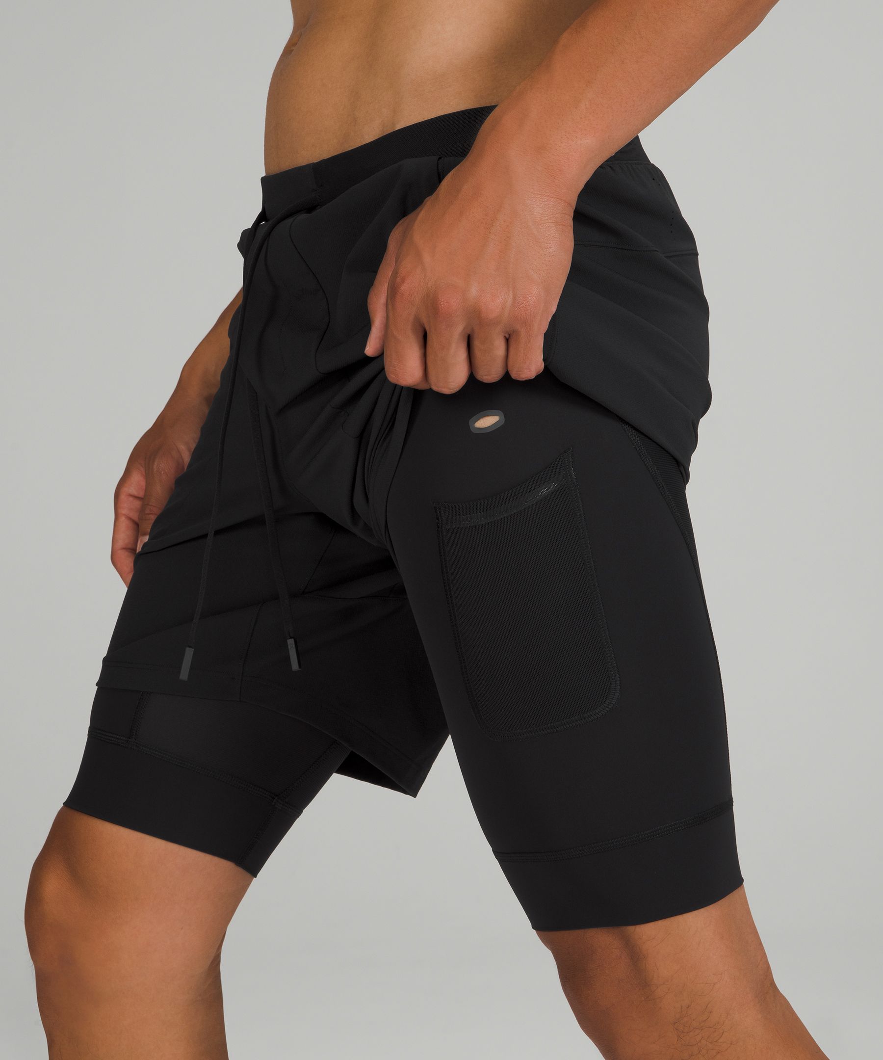 Lululemon Shorts Herre Svarte | 58910-FEMX