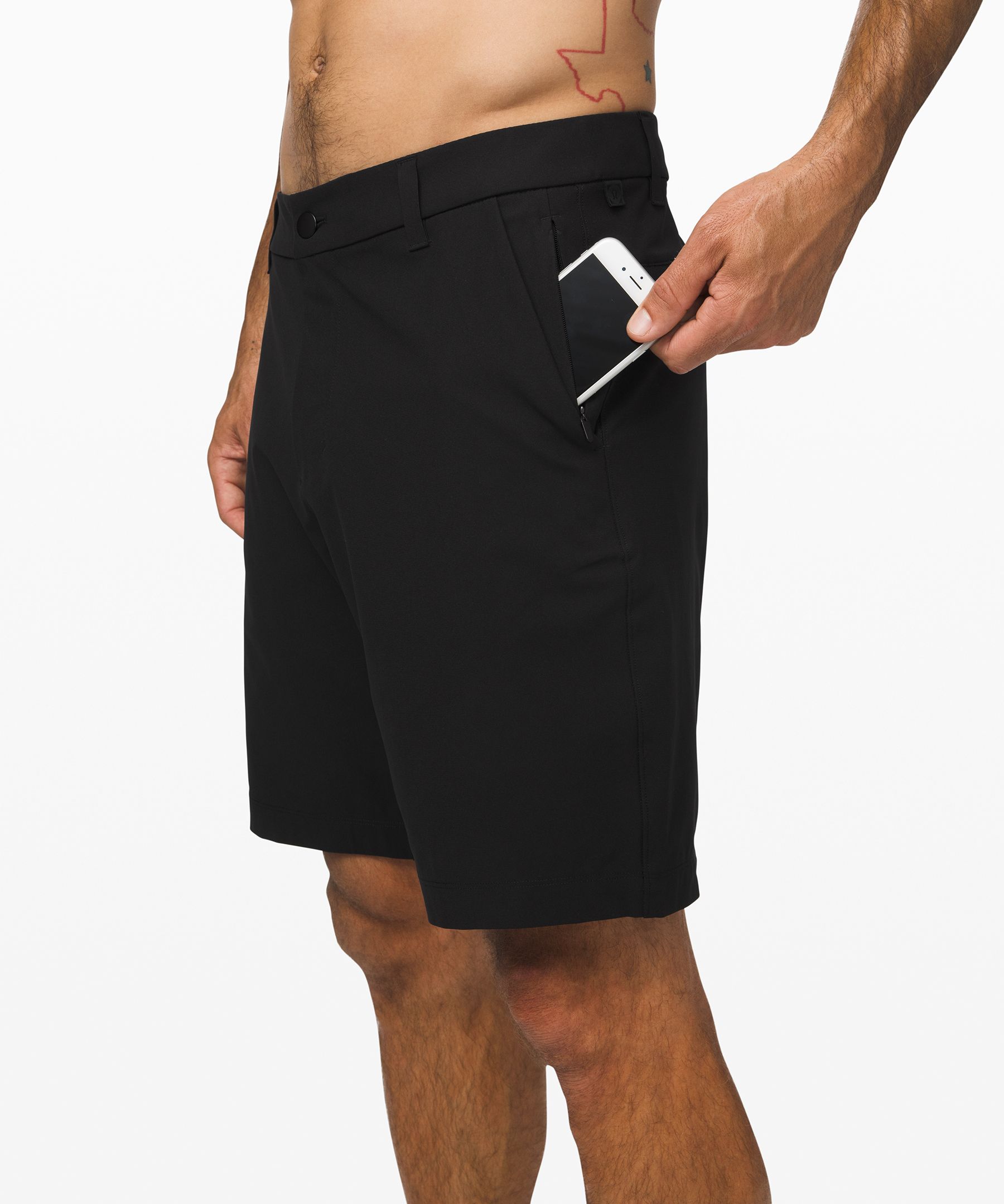 Lululemon Shorts Herre Svarte | 67480-PLUV