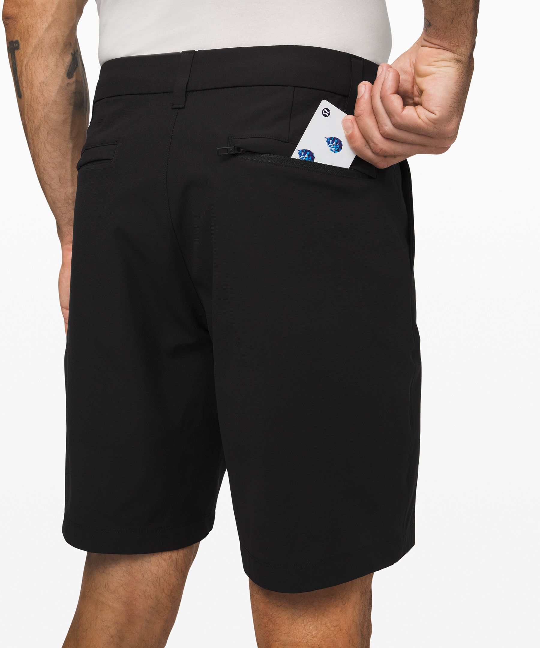 Lululemon Shorts Herre Svarte | 67480-PLUV