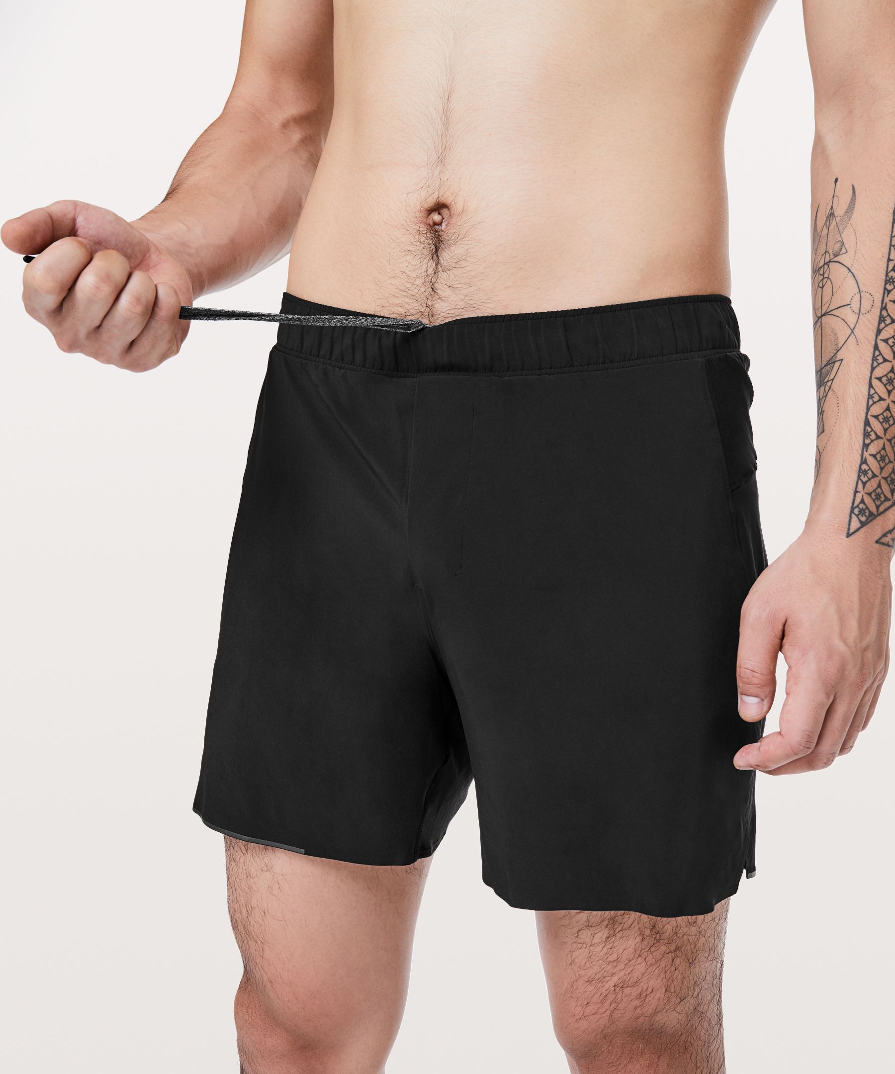 Lululemon Shorts Herre Svarte | 79513-VBXL