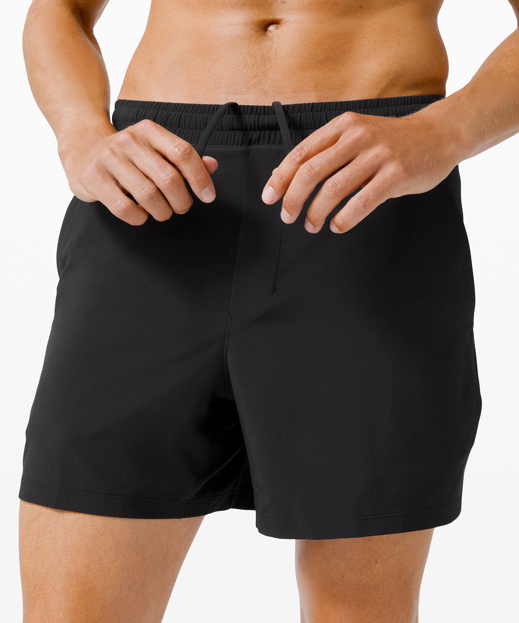 Lululemon Shorts Herre Svarte | 86150-LDFG