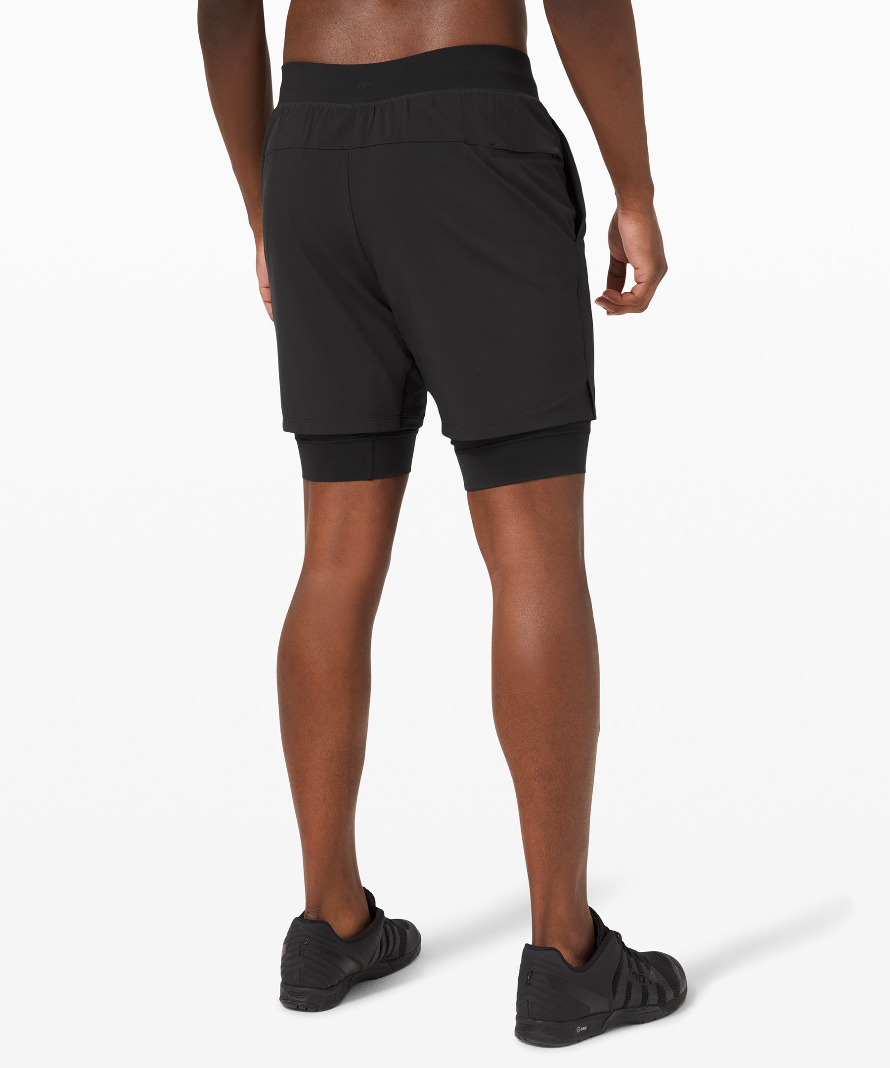 Lululemon Shorts Herre Svarte | 87639-UPVB