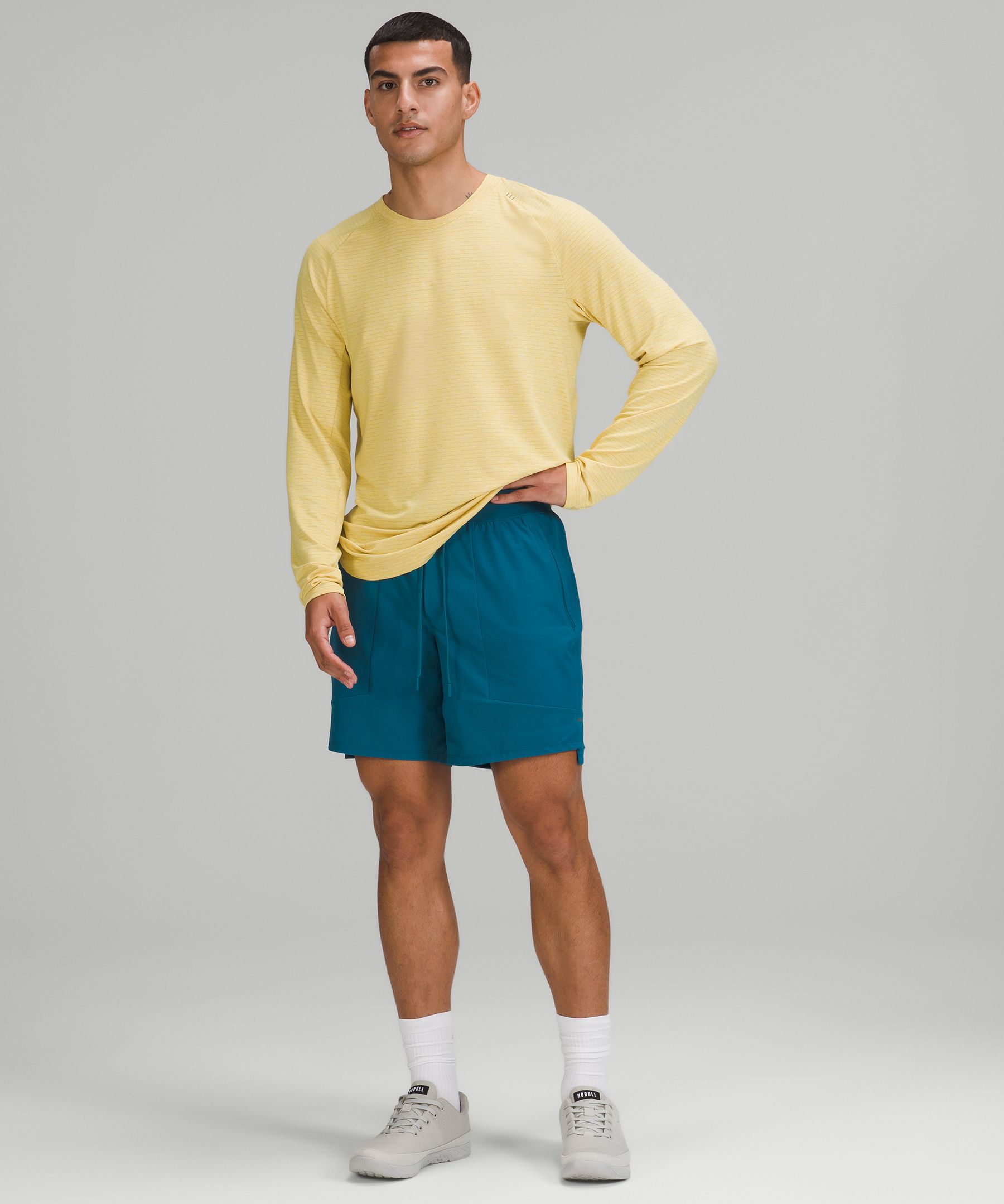 Lululemon Shorts Herre Turkis | 50829-MLVH