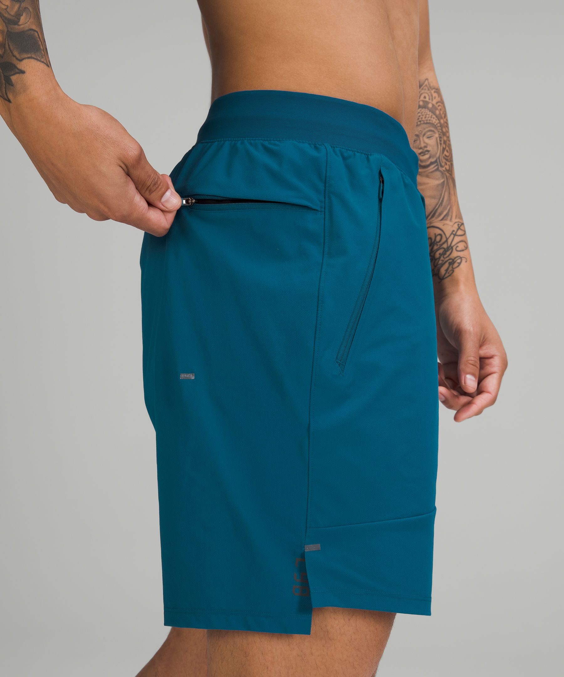 Lululemon Shorts Herre Turkis | 50829-MLVH