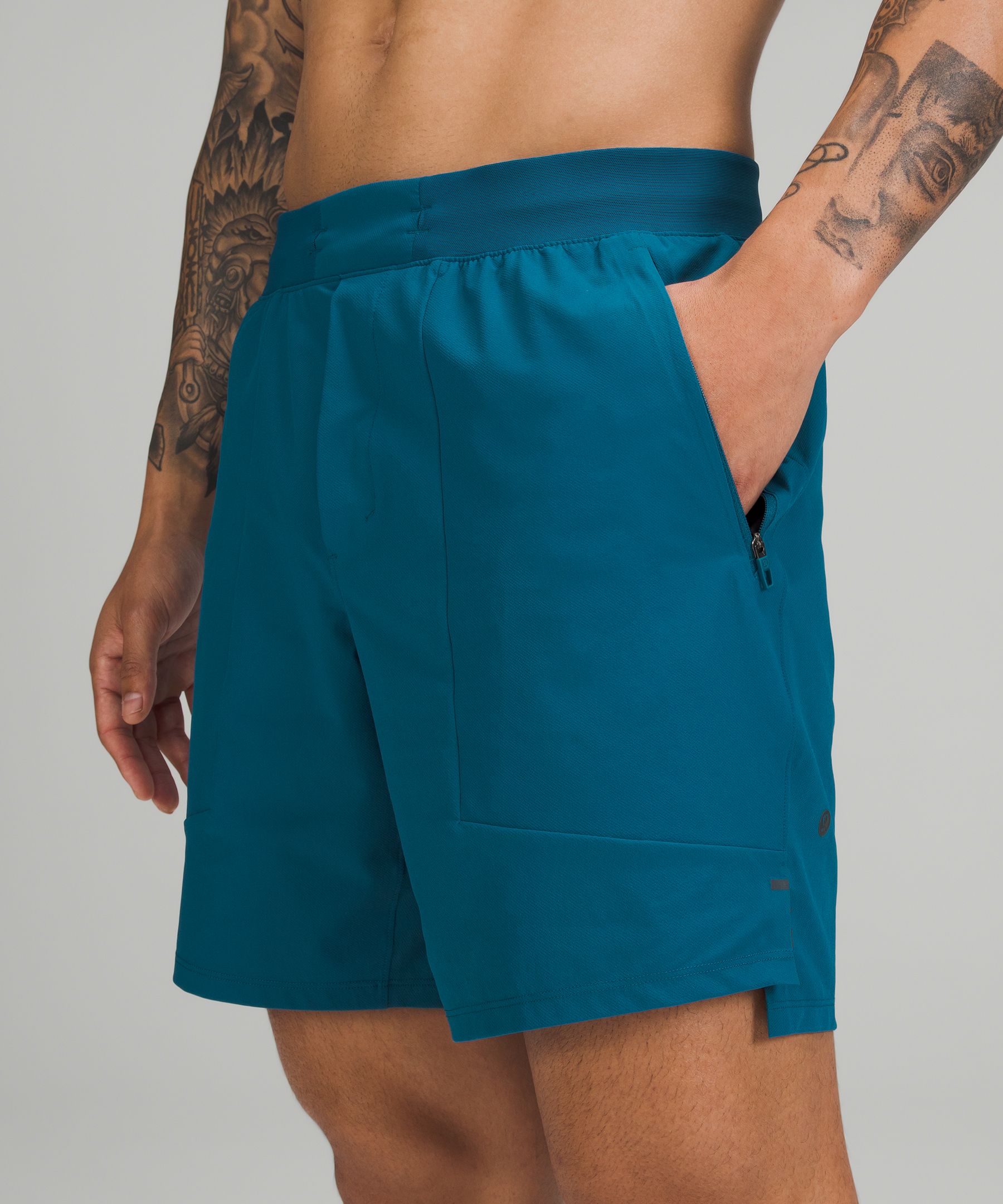 Lululemon Shorts Herre Turkis | 50829-MLVH