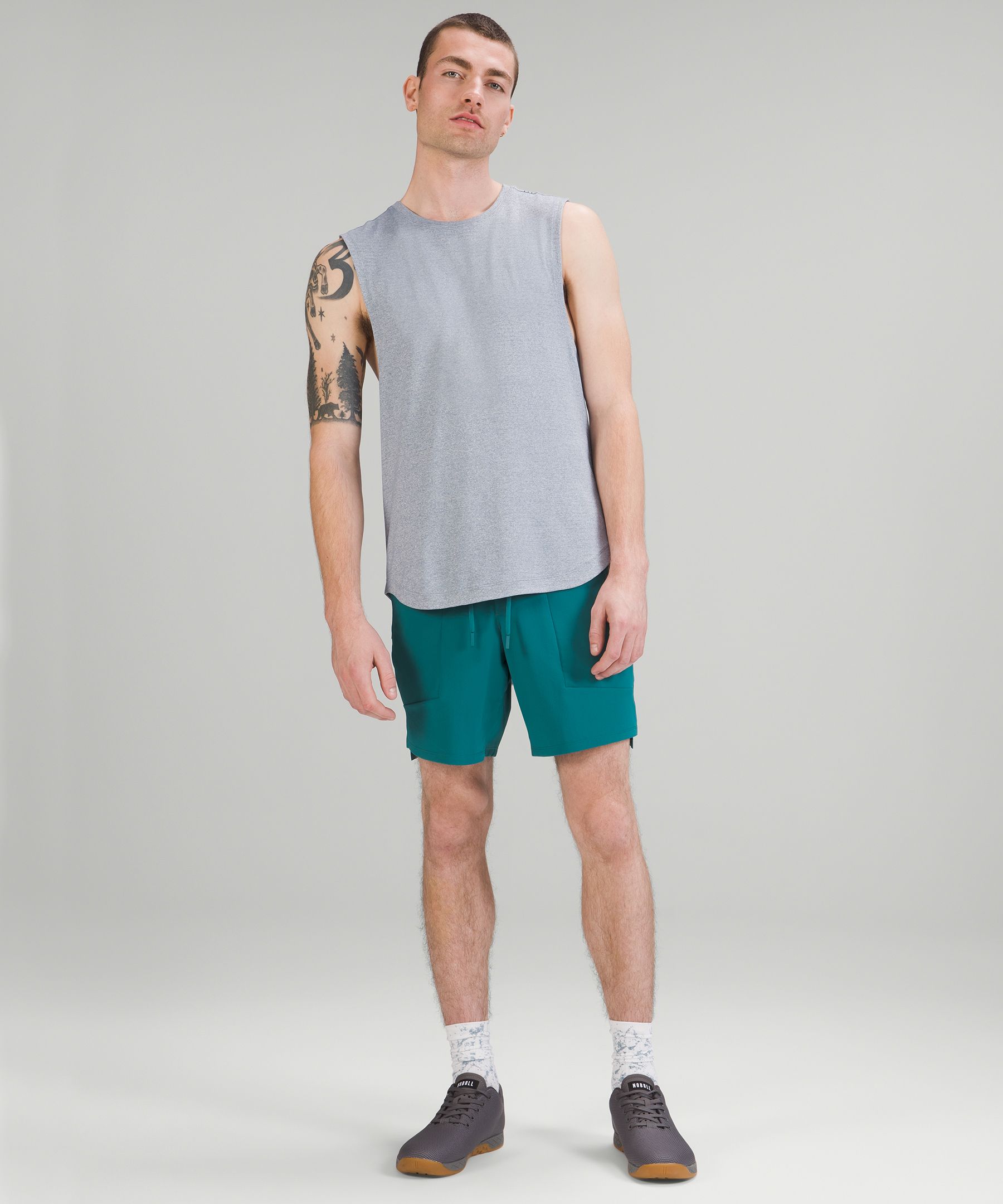 Lululemon Shorts Herre Turkis | 65890-OMRT