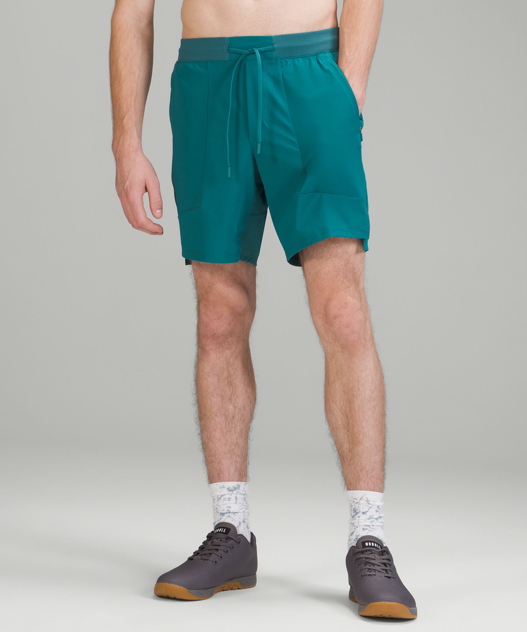 Lululemon Shorts Herre Turkis | 65890-OMRT