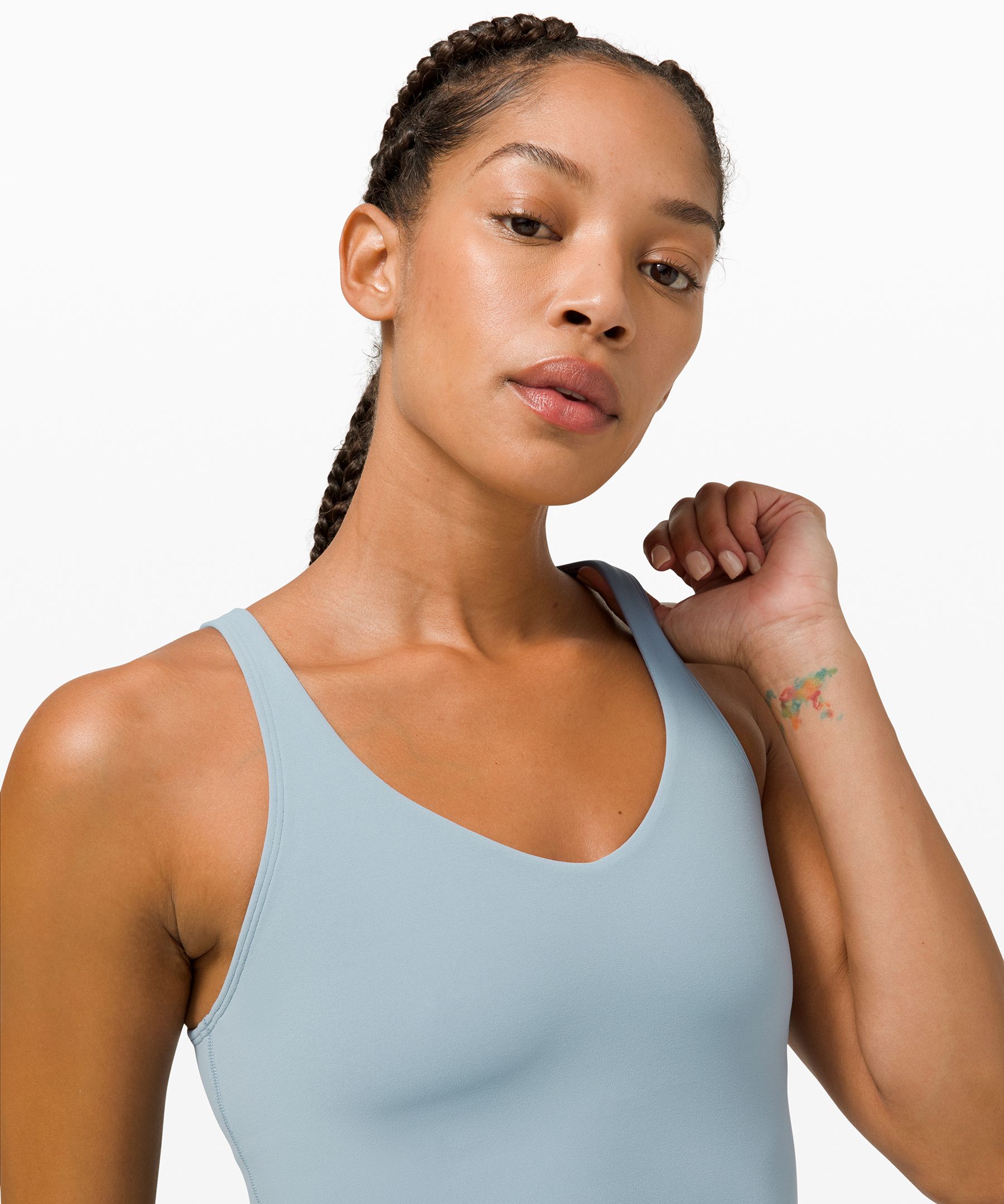 Lululemon Singlet Dame Blå | 61023-PDBT