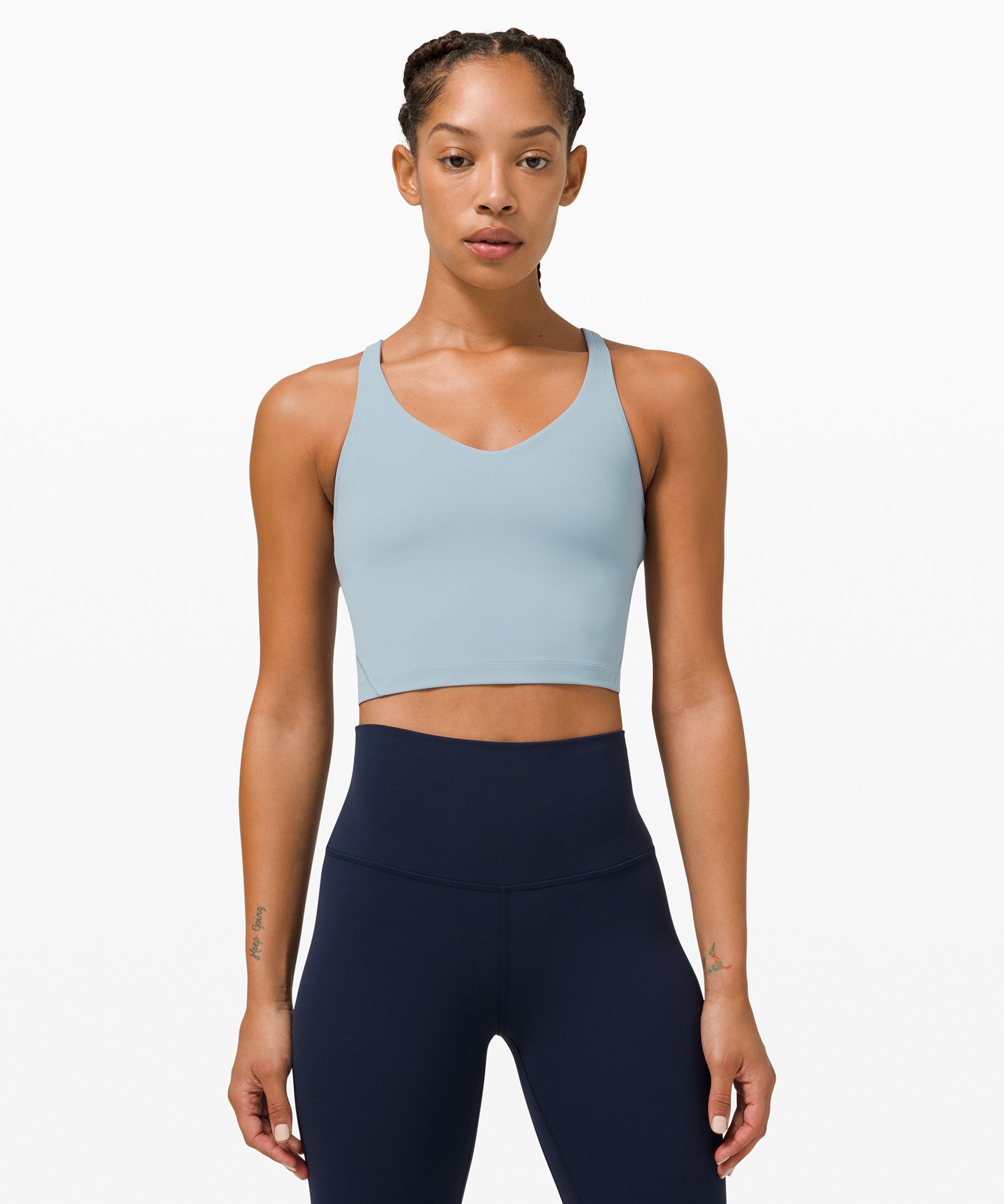 Lululemon Singlet Dame Blå | 61023-PDBT