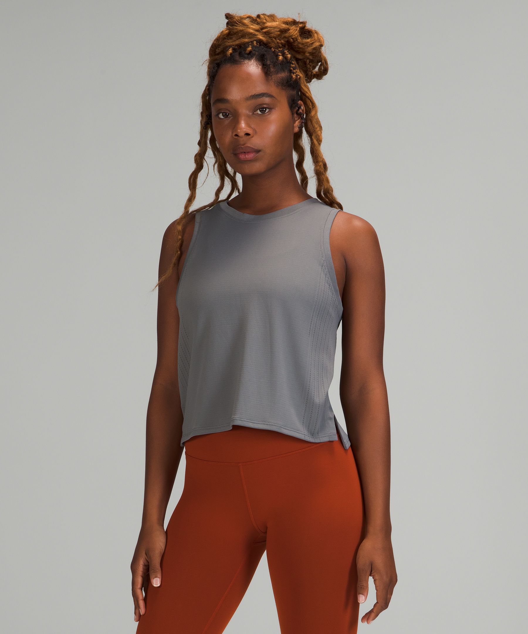 Lululemon Singlet Dame Dyp Grå | 75289-ALJC