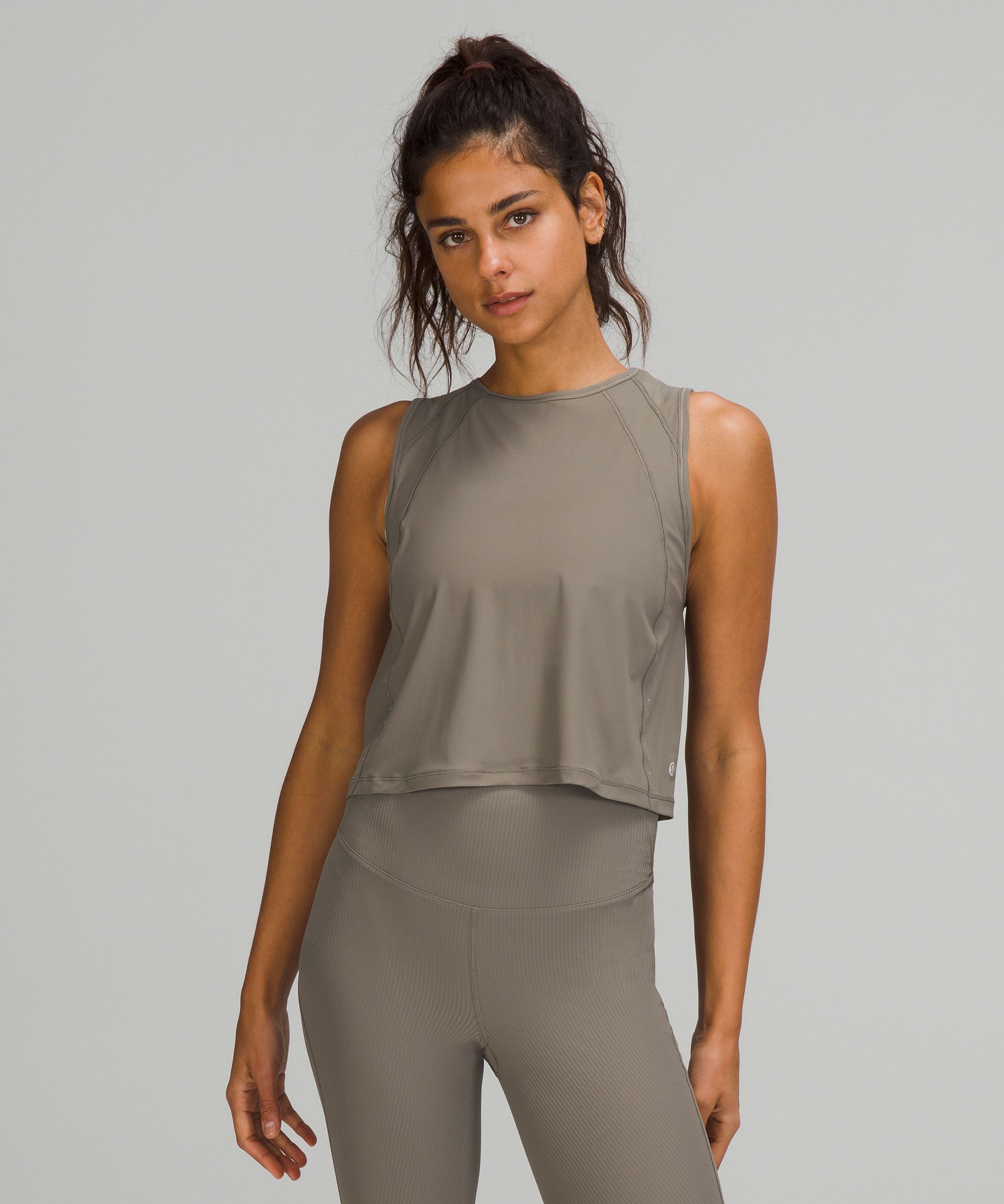 Lululemon Singlet Dame Grå Brune | 17536-MXLY