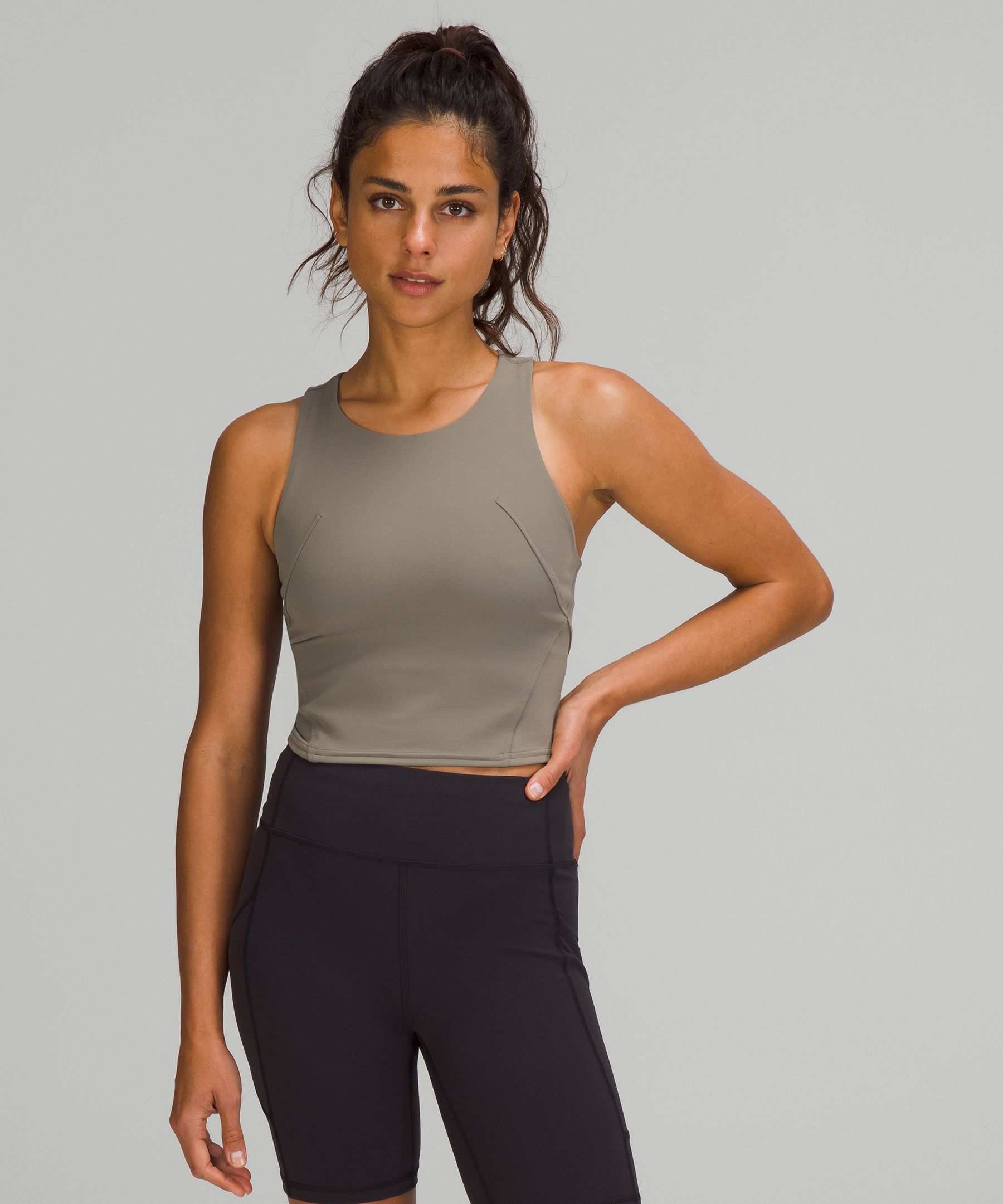 Lululemon Singlet Dame Grå Brune | 19684-UKYF