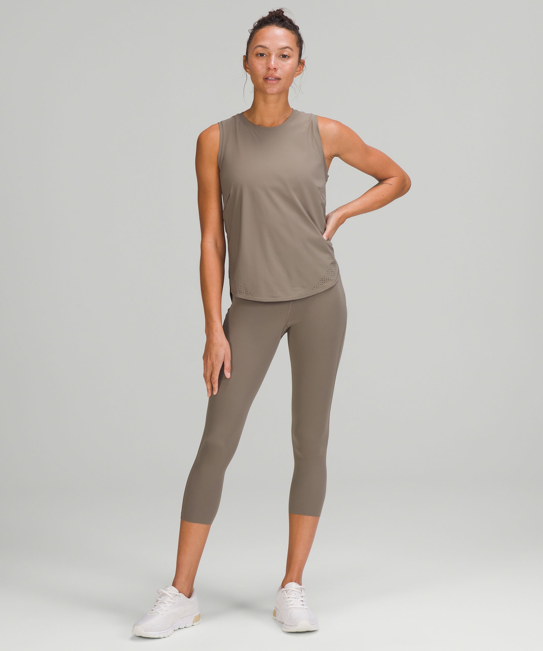 Lululemon Singlet Dame Grå Brune | 86597-SBHA