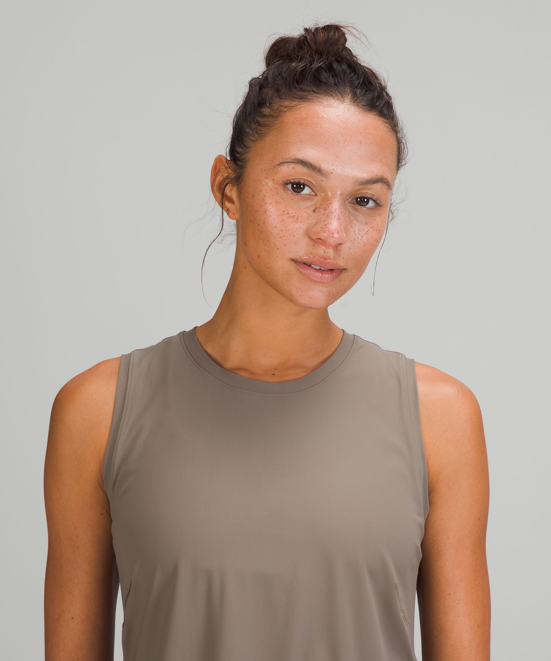 Lululemon Singlet Dame Grå Brune | 86597-SBHA