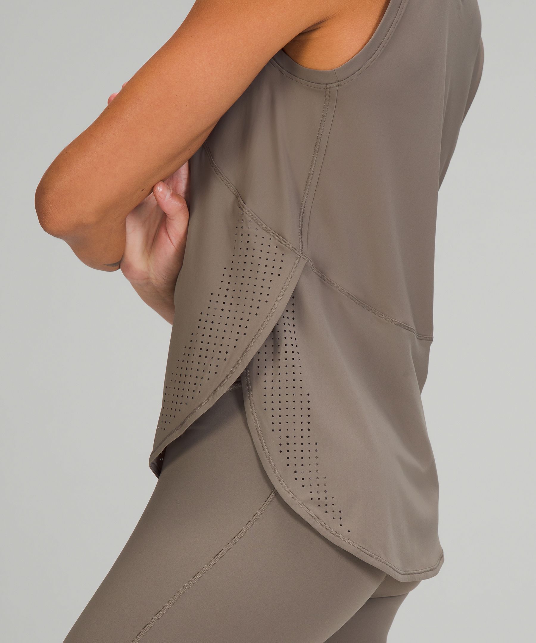 Lululemon Singlet Dame Grå Brune | 86597-SBHA