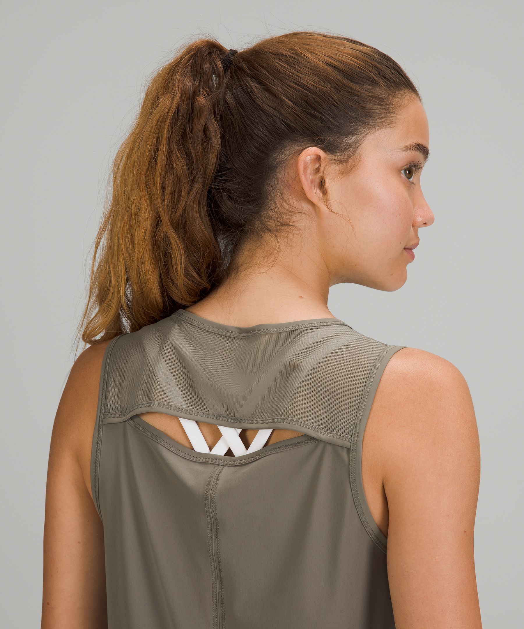 Lululemon Singlet Dame Grå Olivengrønne | 29681-DFCV