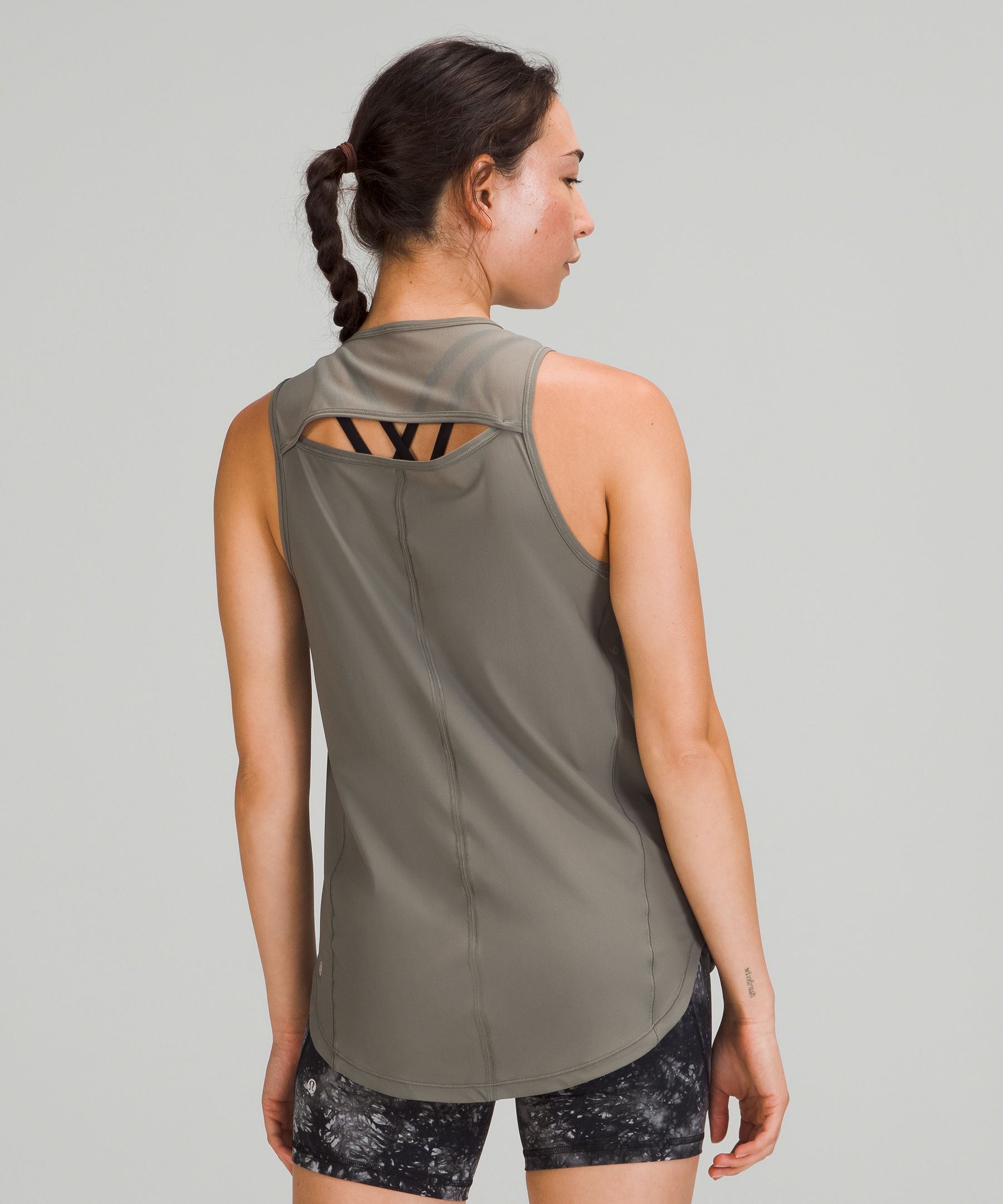 Lululemon Singlet Dame Grå Olivengrønne | 57180-FBGE