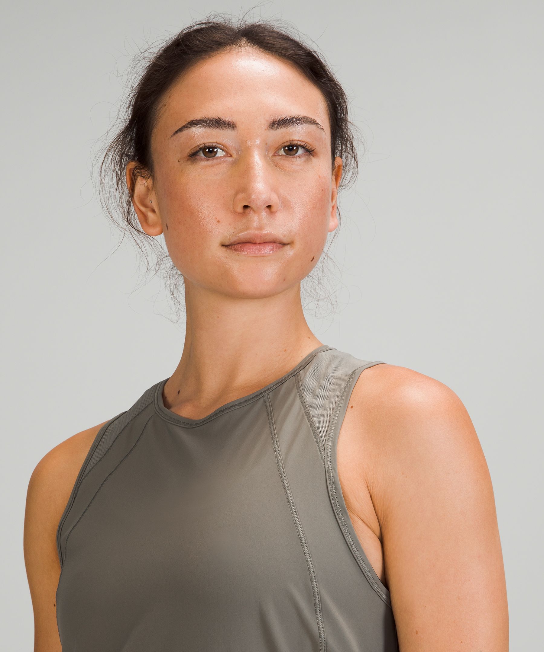 Lululemon Singlet Dame Grå Olivengrønne | 57180-FBGE