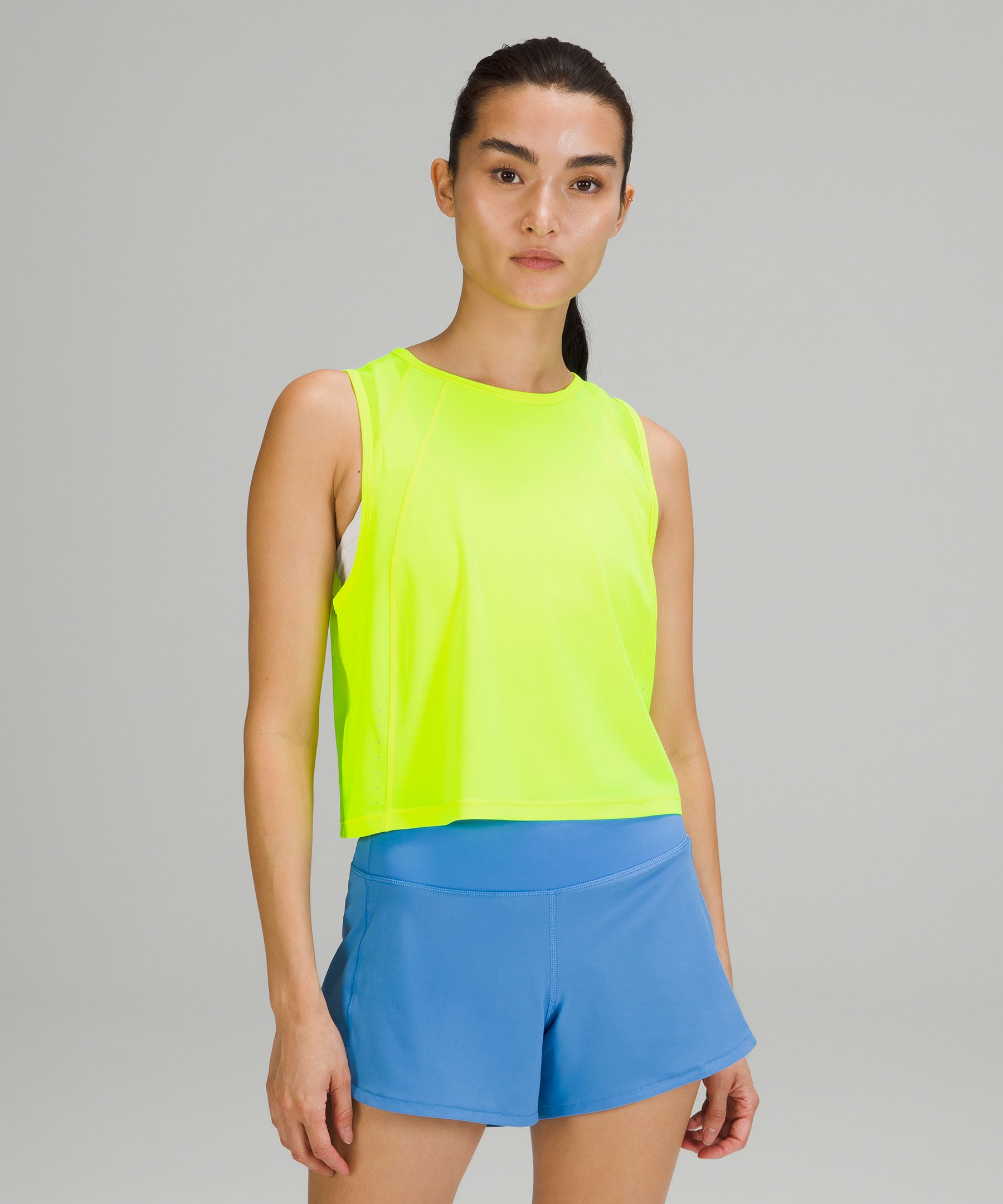 Lululemon Singlet Dame Gul | 25096-KMTV