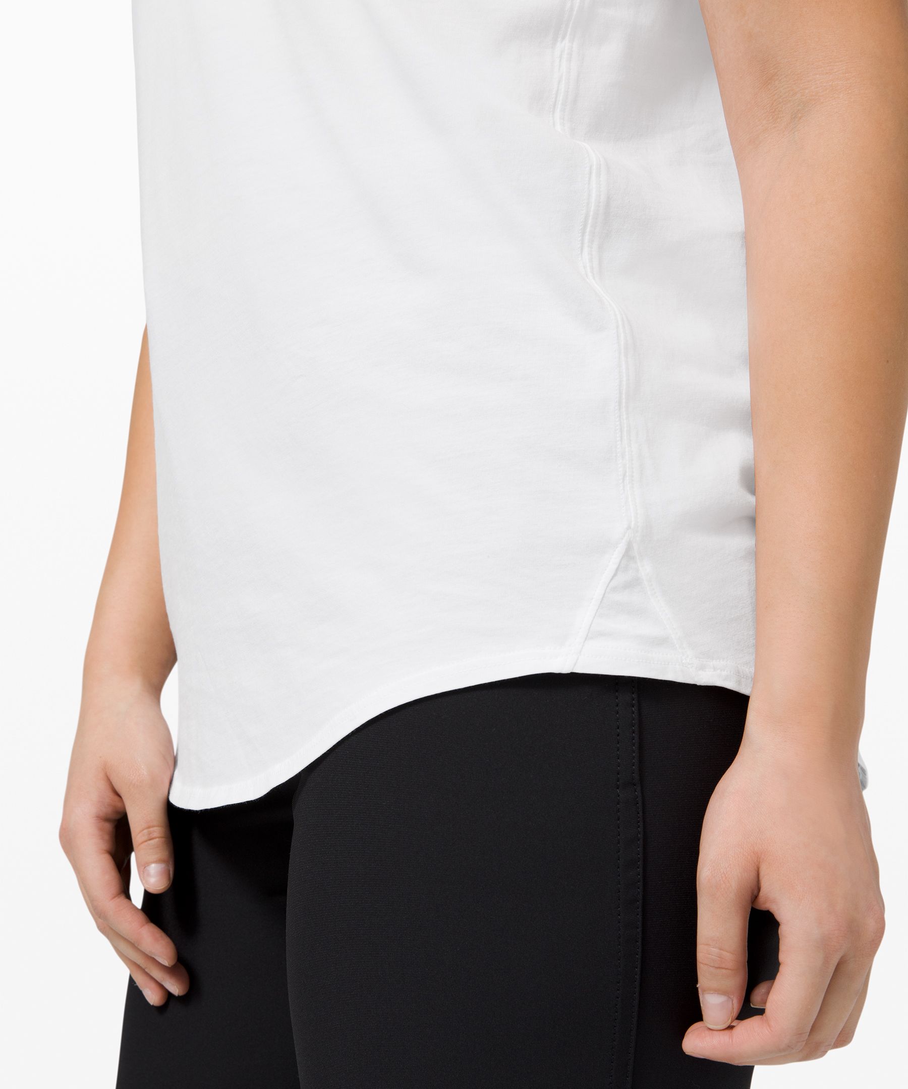 Lululemon Singlet Dame Hvite | 03917-GASU