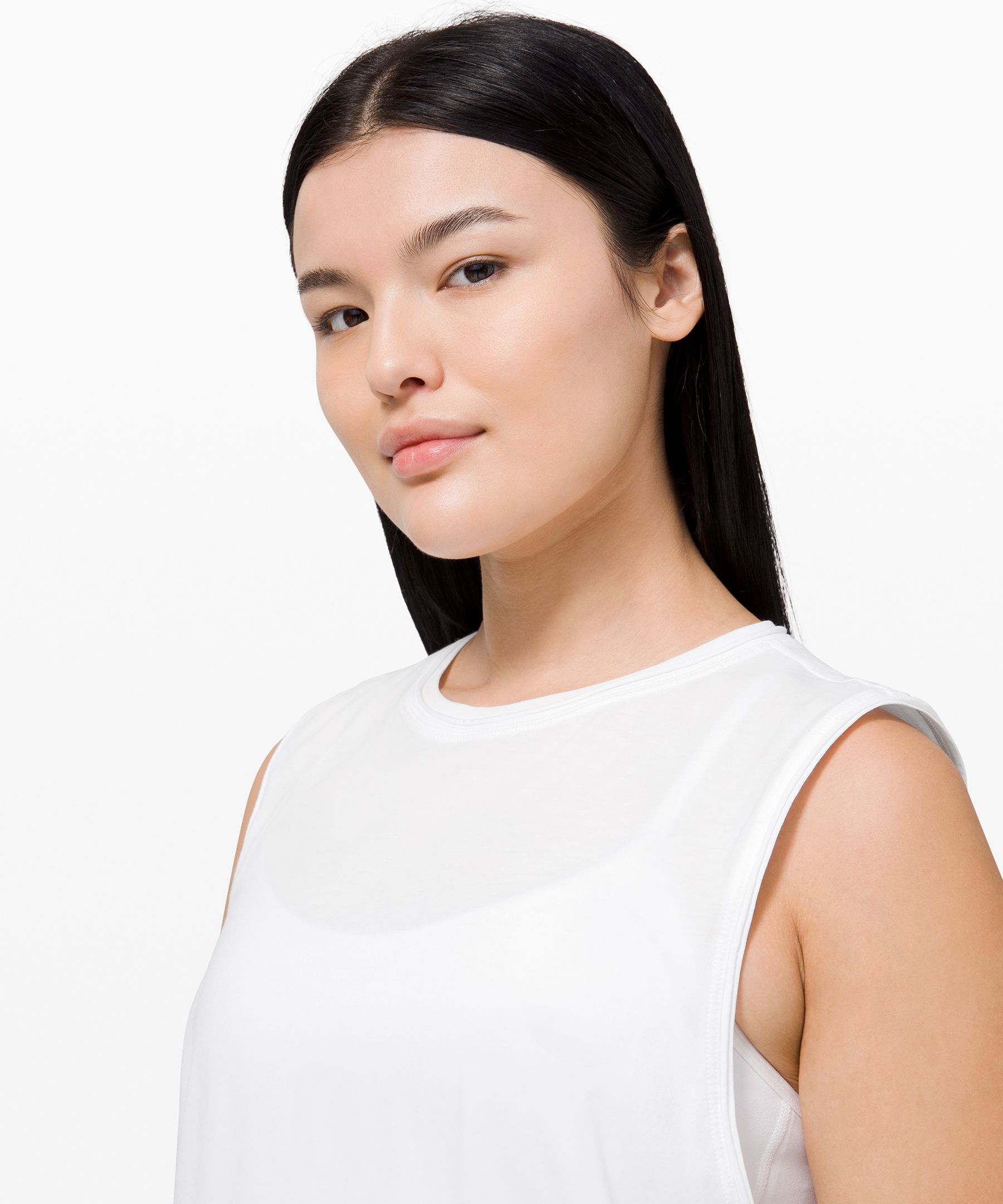 Lululemon Singlet Dame Hvite | 03917-GASU