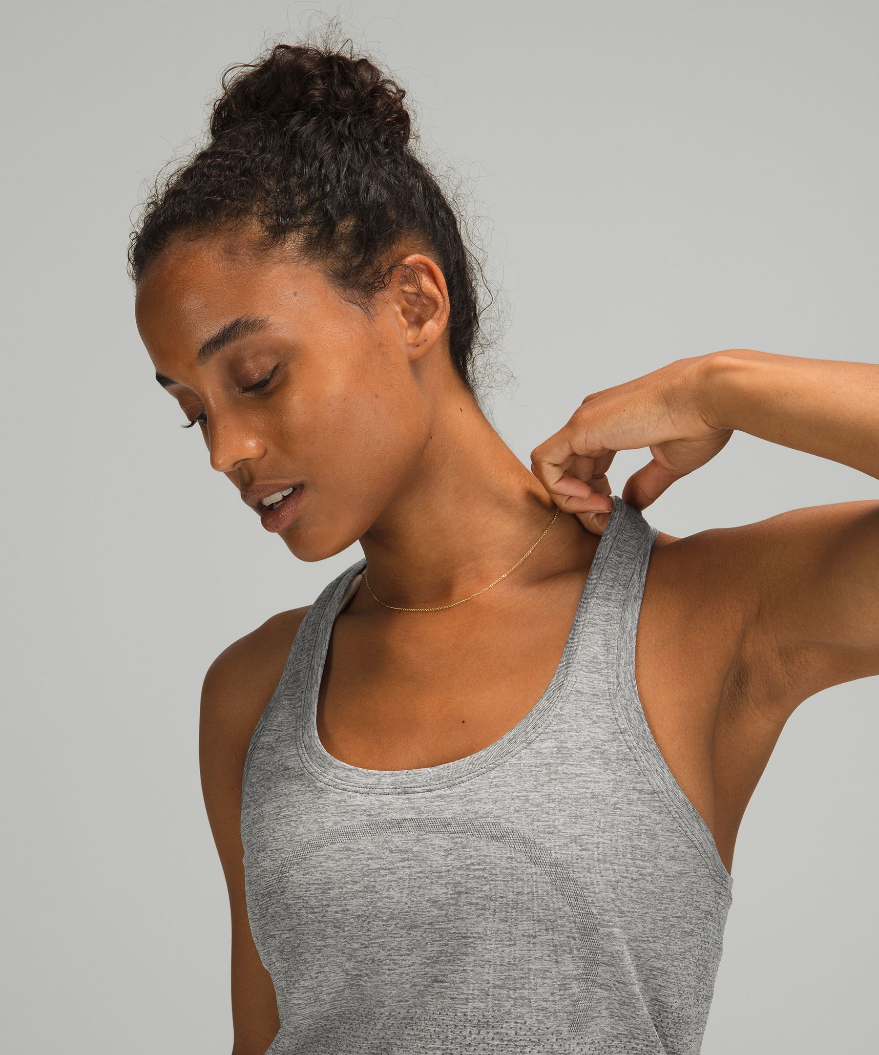 Lululemon Singlet Dame Hvite | 12956-SQBY