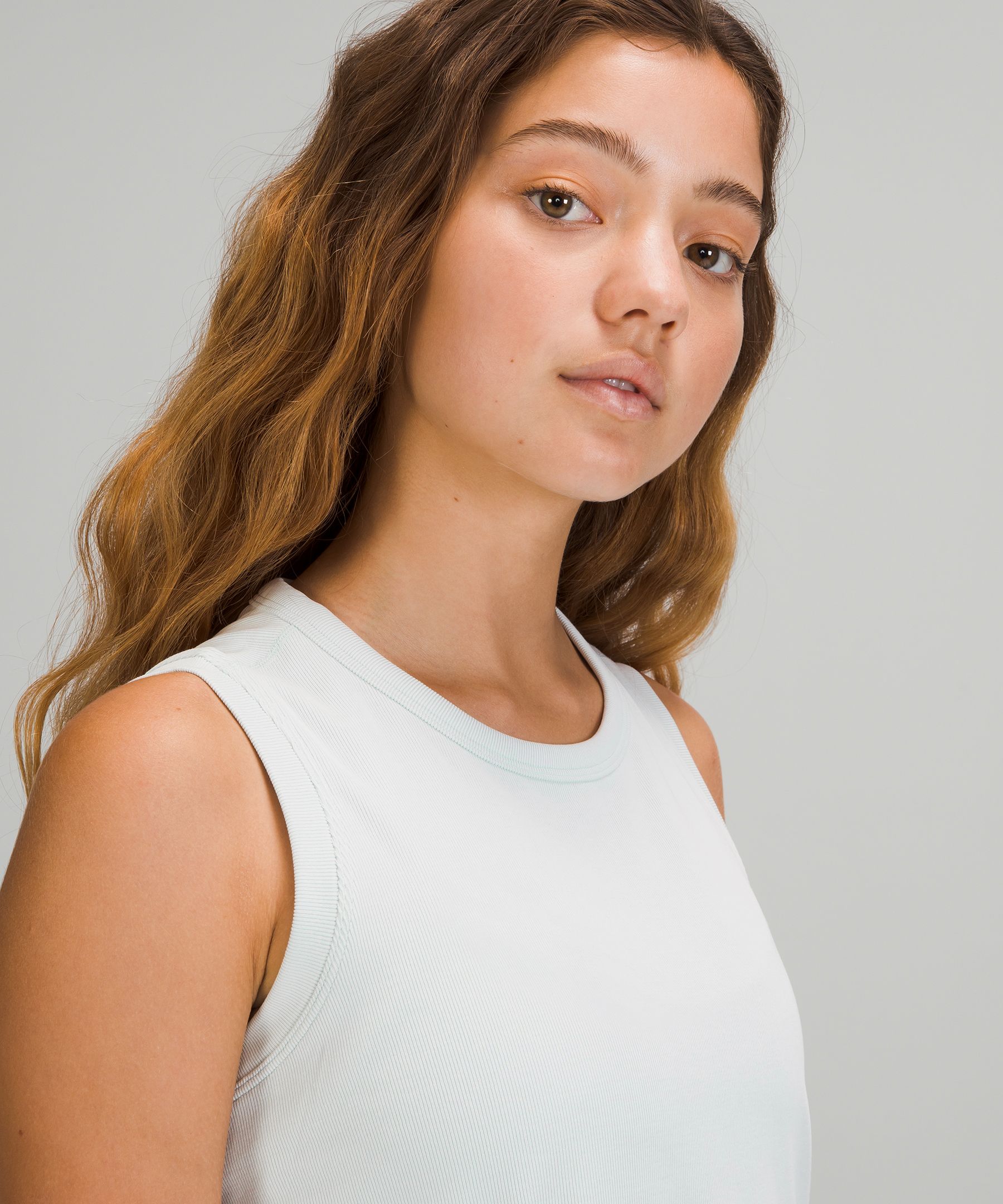 Lululemon Singlet Dame Hvite | 30294-MFGQ