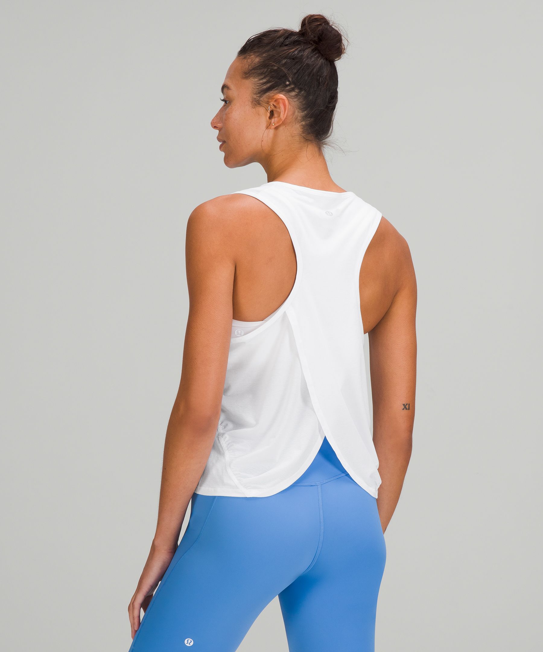 Lululemon Singlet Dame Hvite | 30692-ZNPH