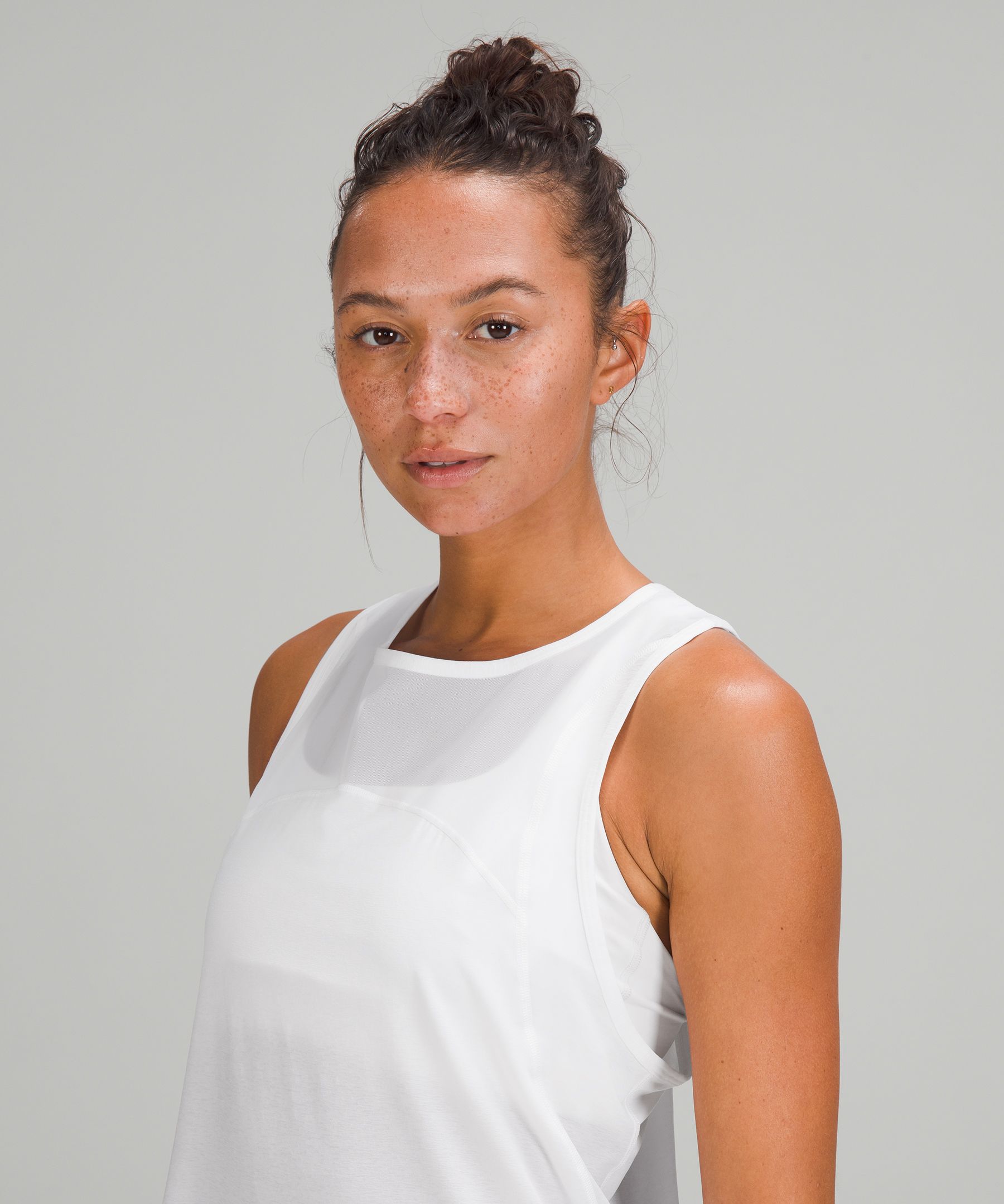 Lululemon Singlet Dame Hvite | 30692-ZNPH
