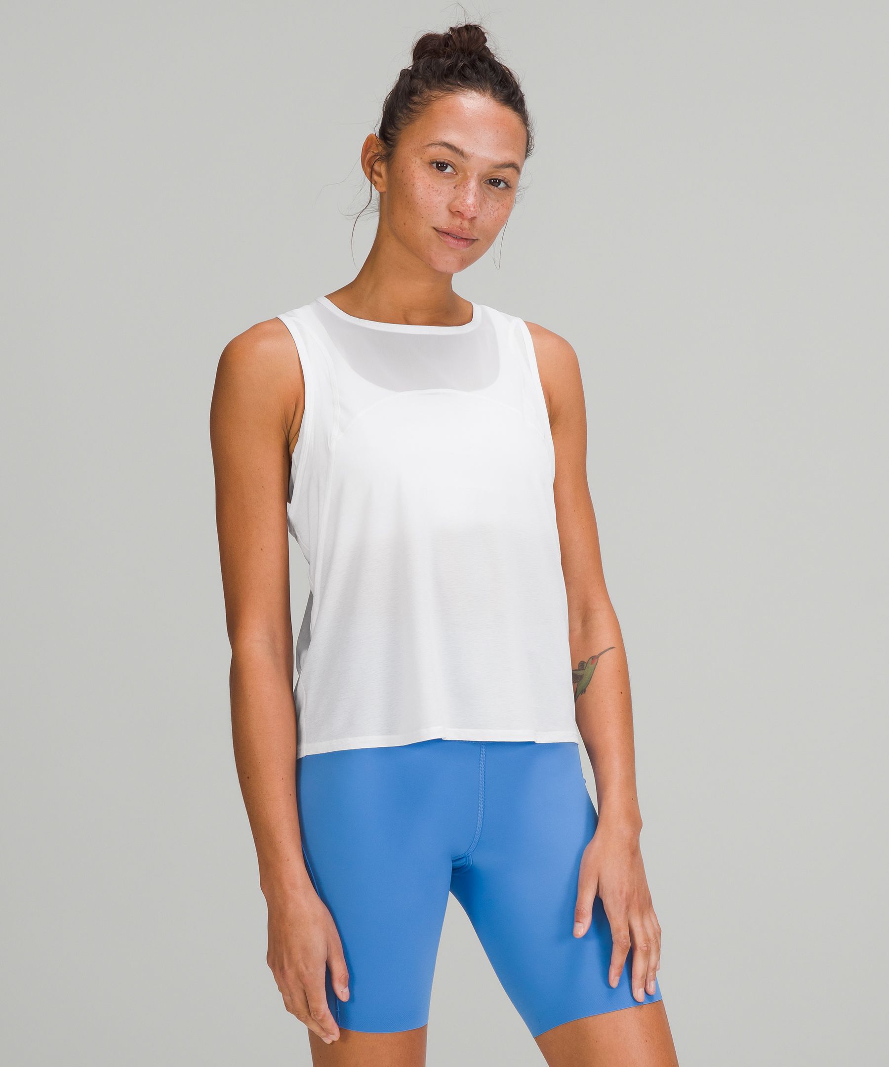 Lululemon Singlet Dame Hvite | 30692-ZNPH