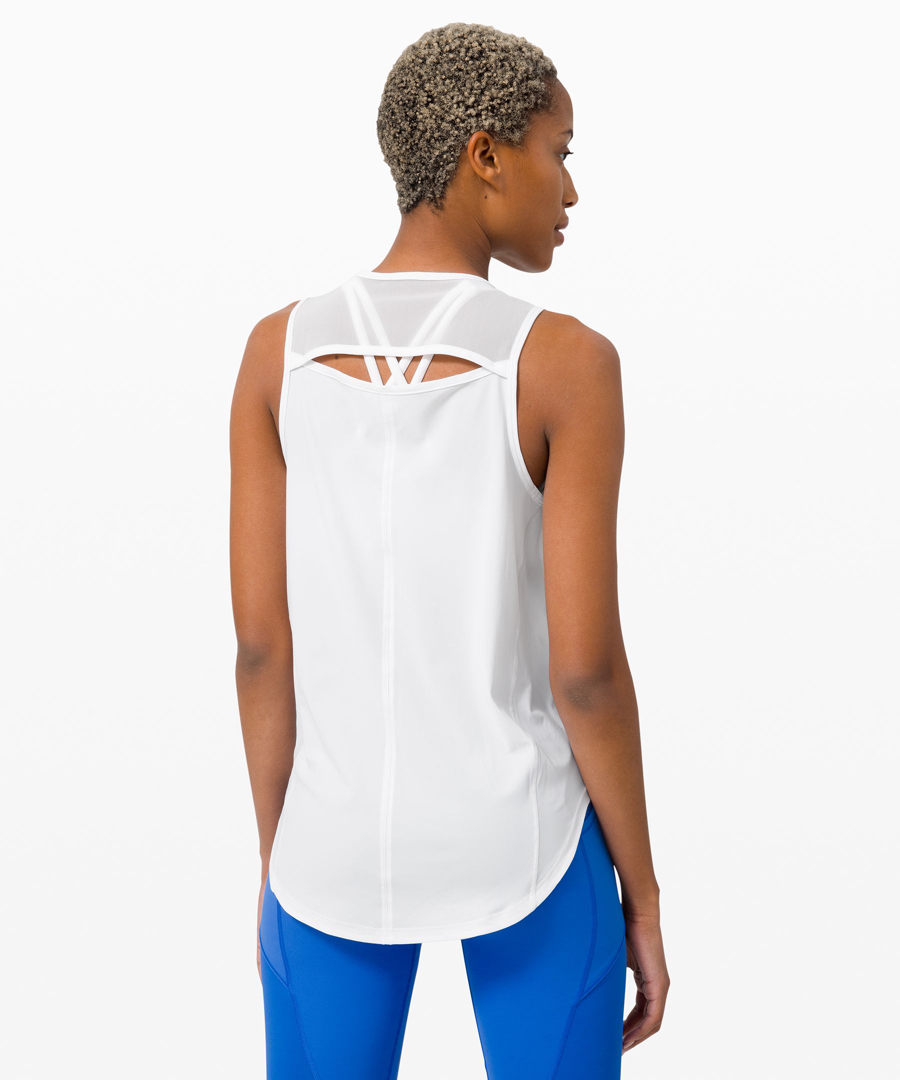 Lululemon Singlet Dame Hvite | 31508-YQUI