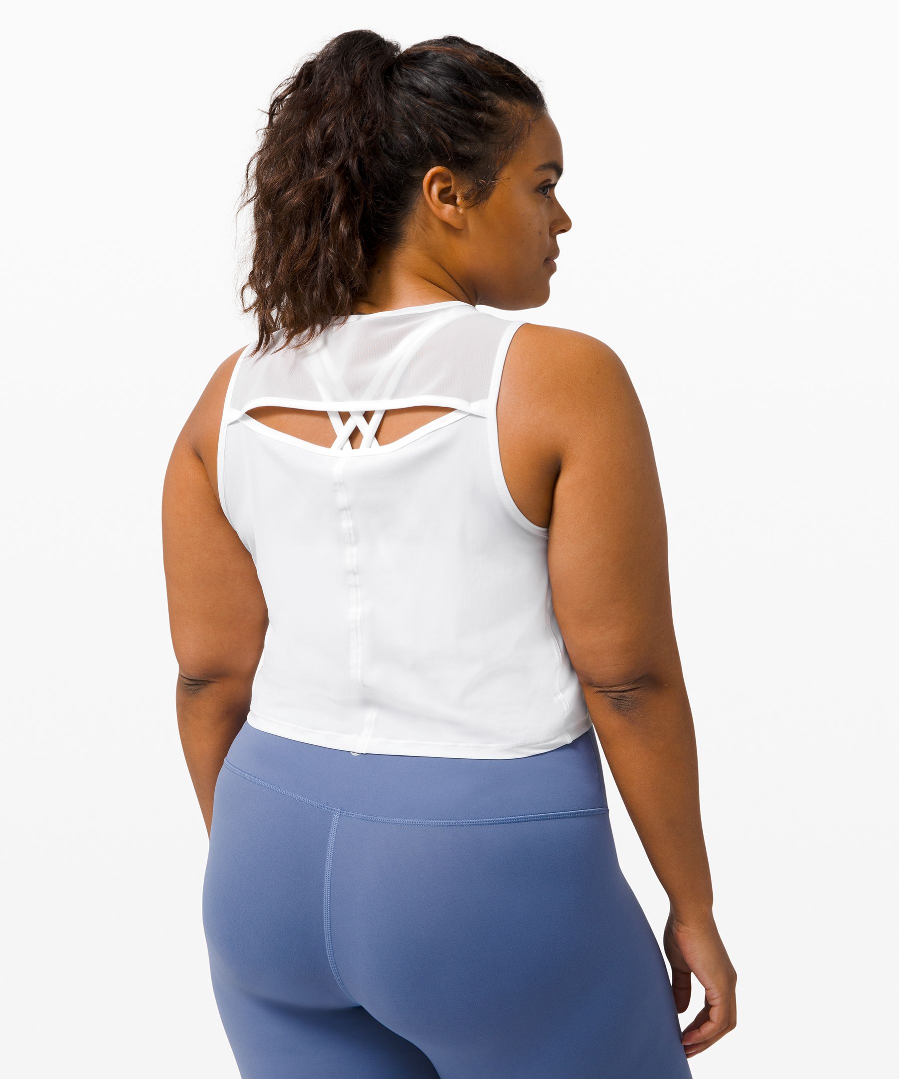 Lululemon Singlet Dame Hvite | 48612-OWMZ