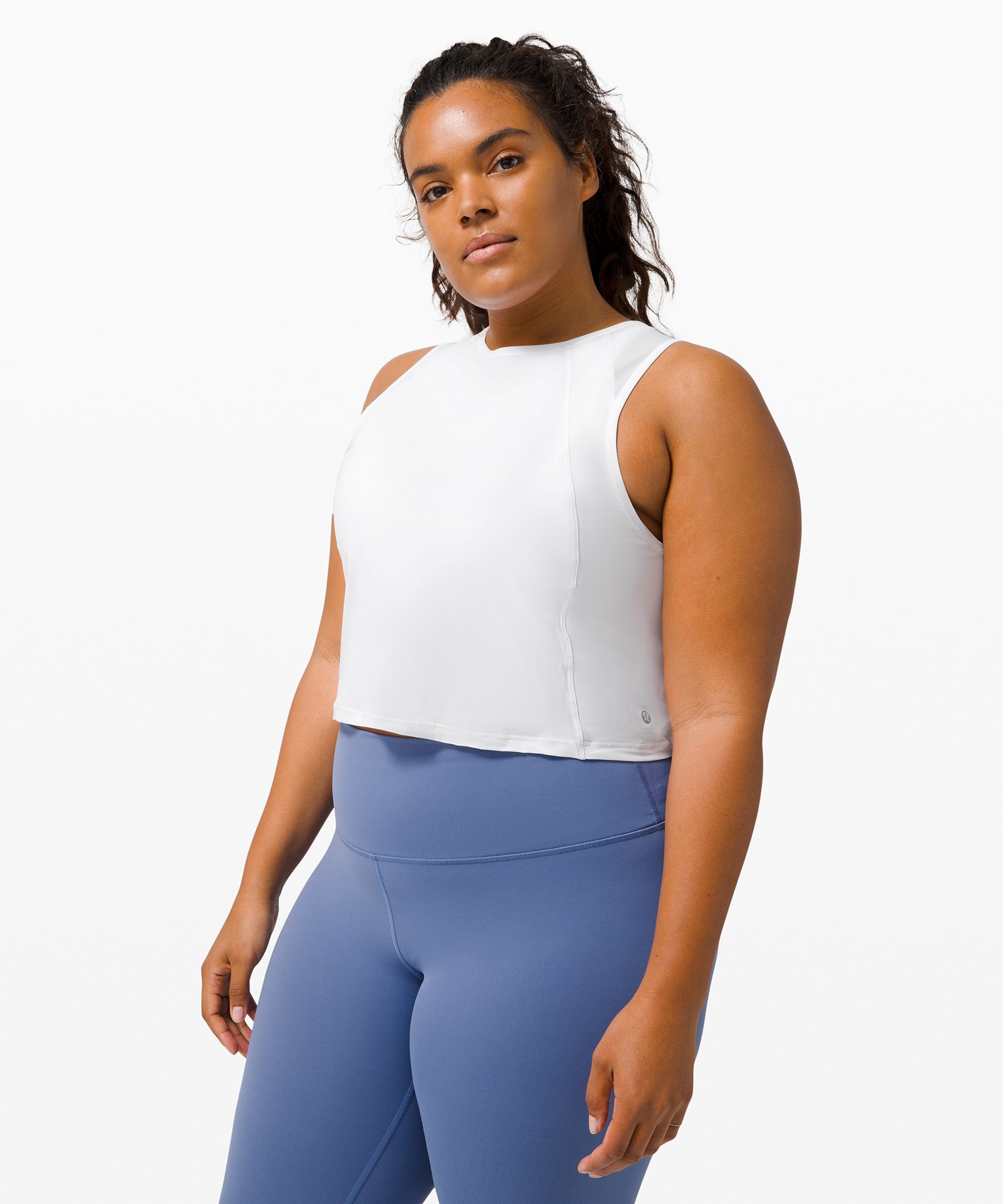 Lululemon Singlet Dame Hvite | 48612-OWMZ