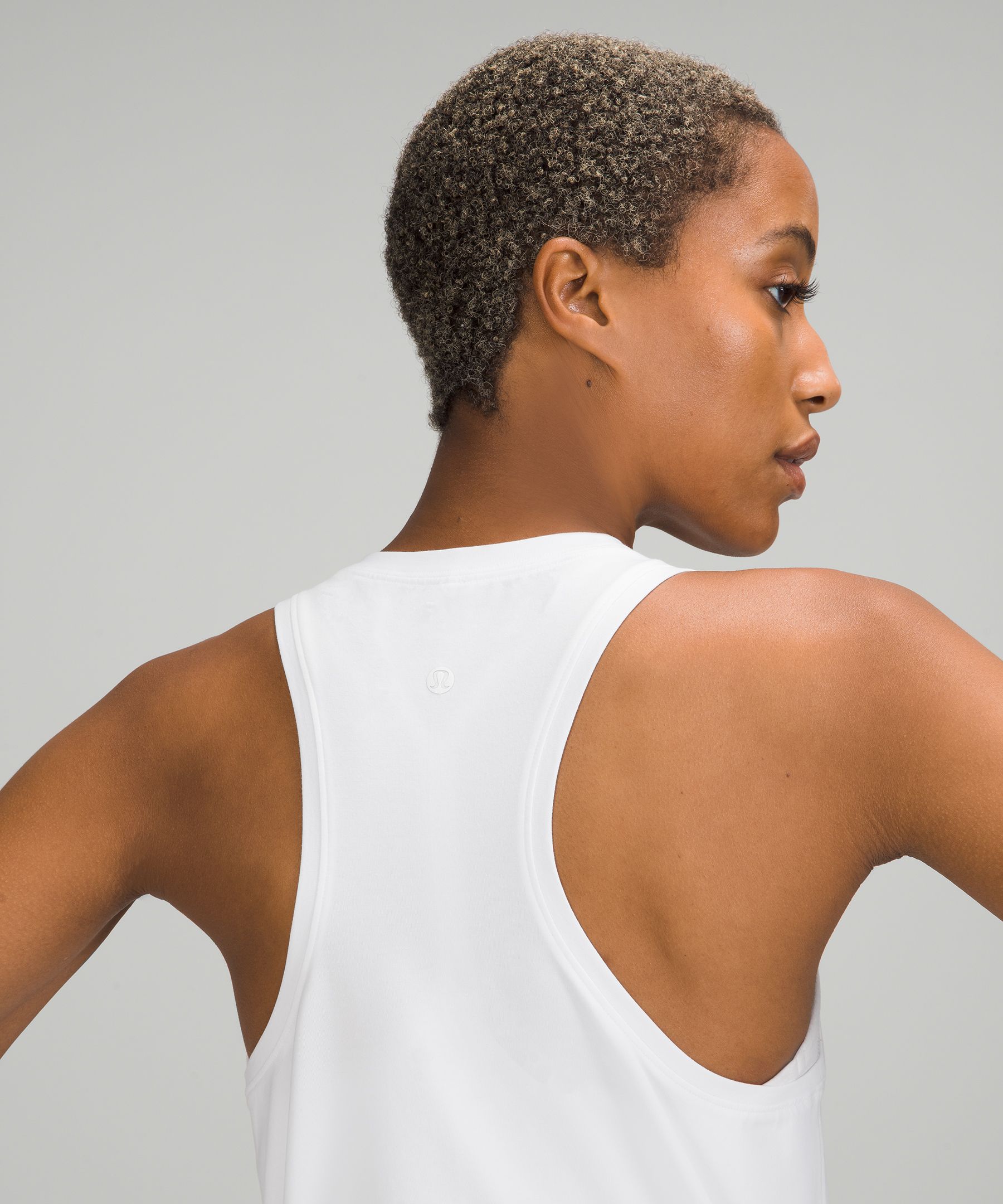 Lululemon Singlet Dame Hvite | 54920-AIXM