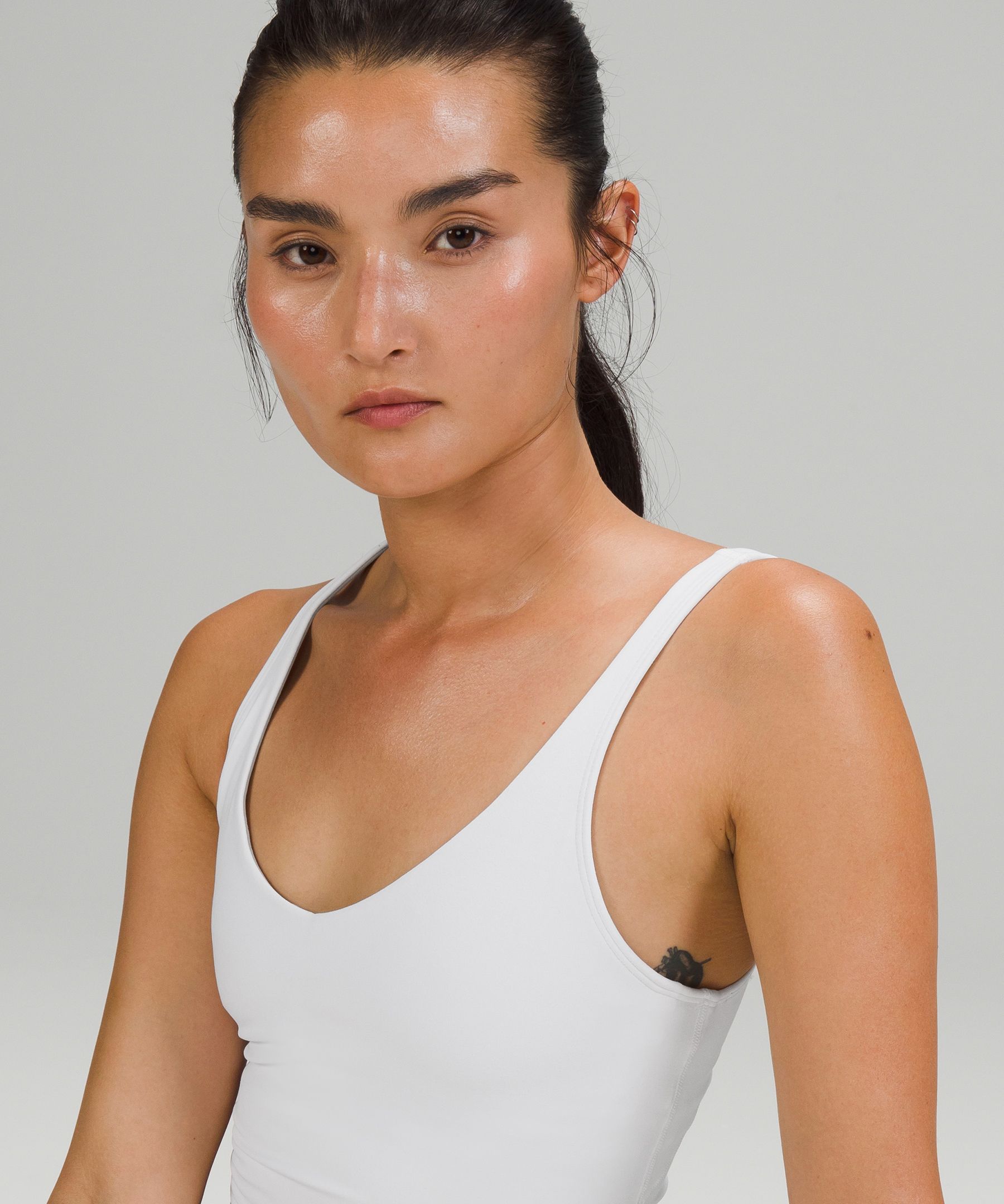 Lululemon Singlet Dame Hvite | 61074-PNSY